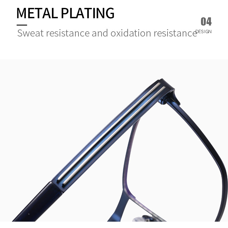 Men's metal eyeglass frames
