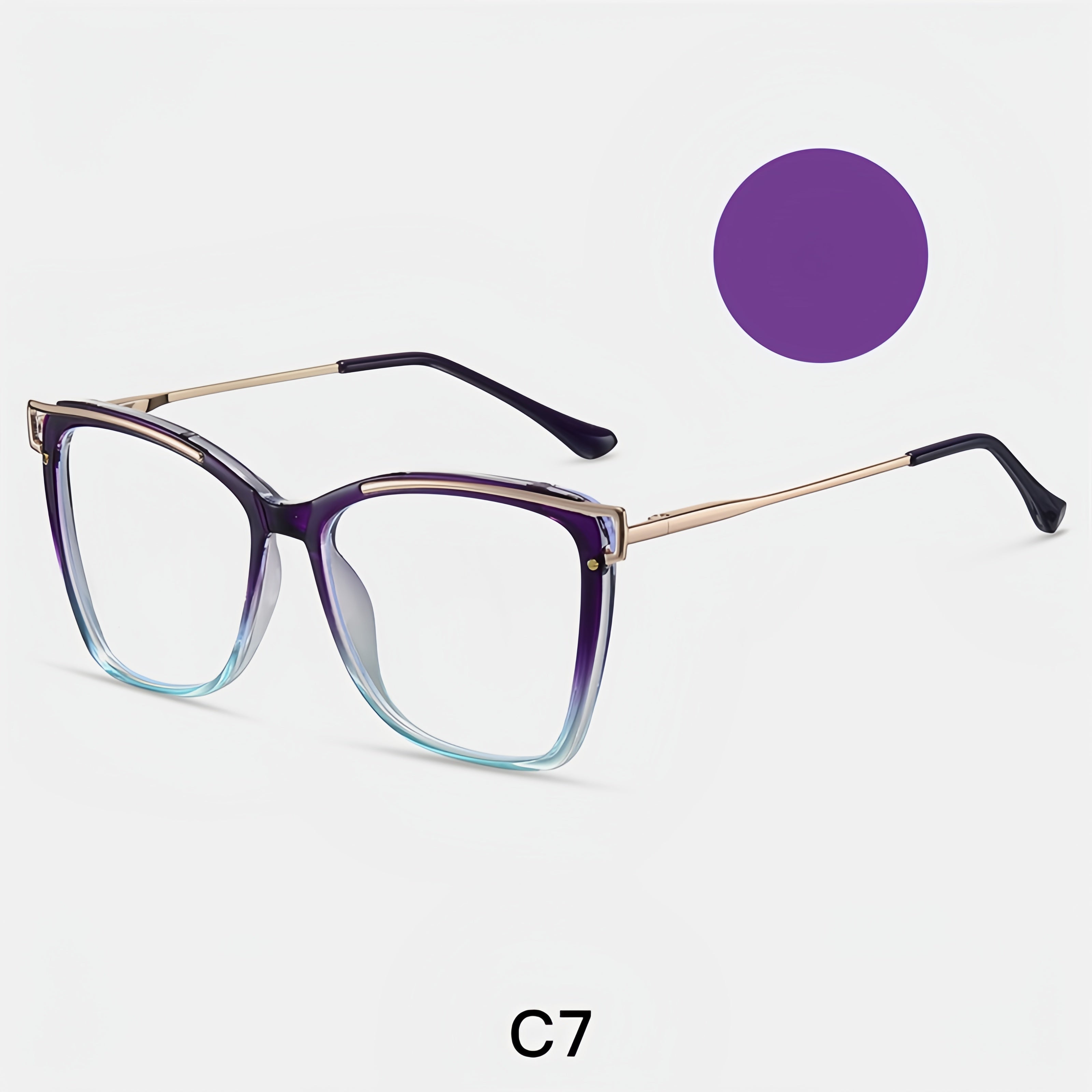 Women's TR90+ Metal Eyeglass Frame