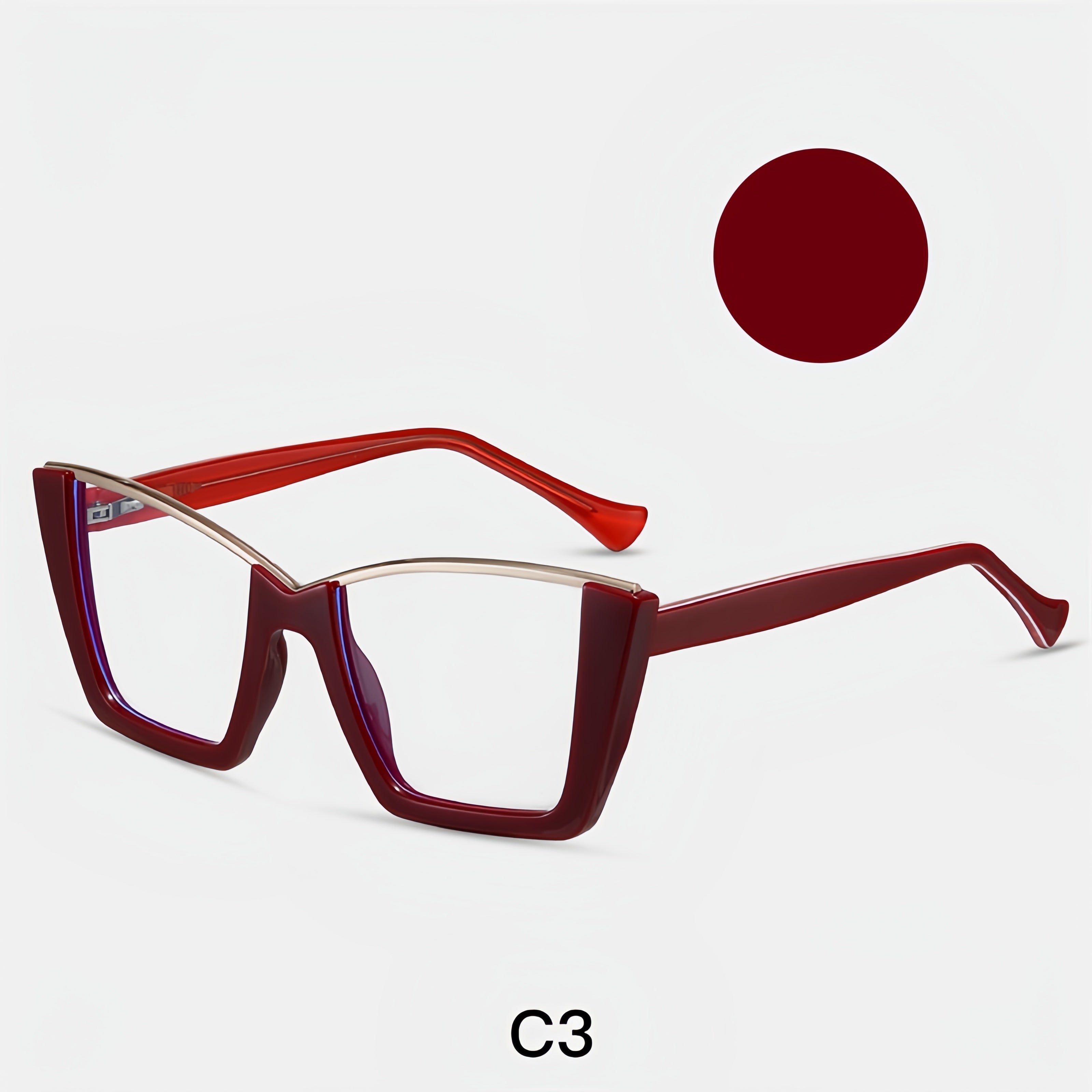 Women's Square TR90 Glasses Frames