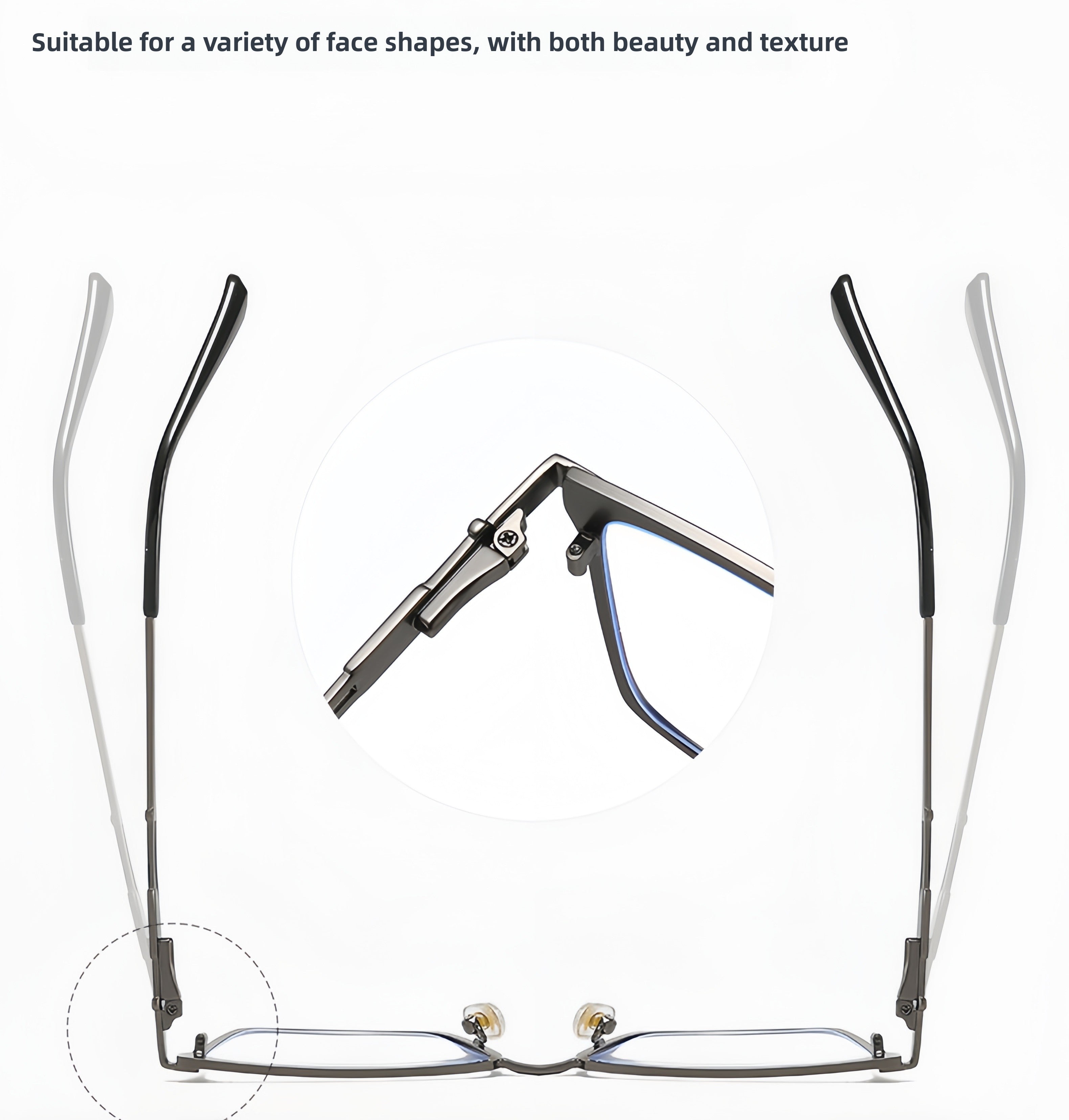 Men's TR90 + Metal Glasses Frame