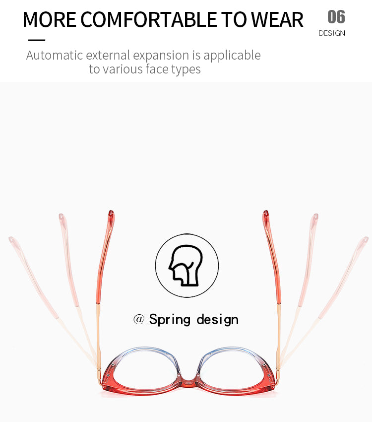 Women's TR90 Ombre Glasses Frames