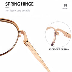 Modern Thin Metal Eyeglass Frames