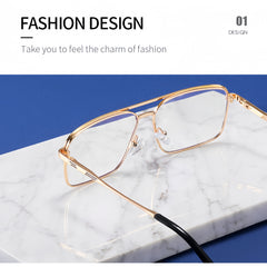 Men's Double Bridge Glasses Frames