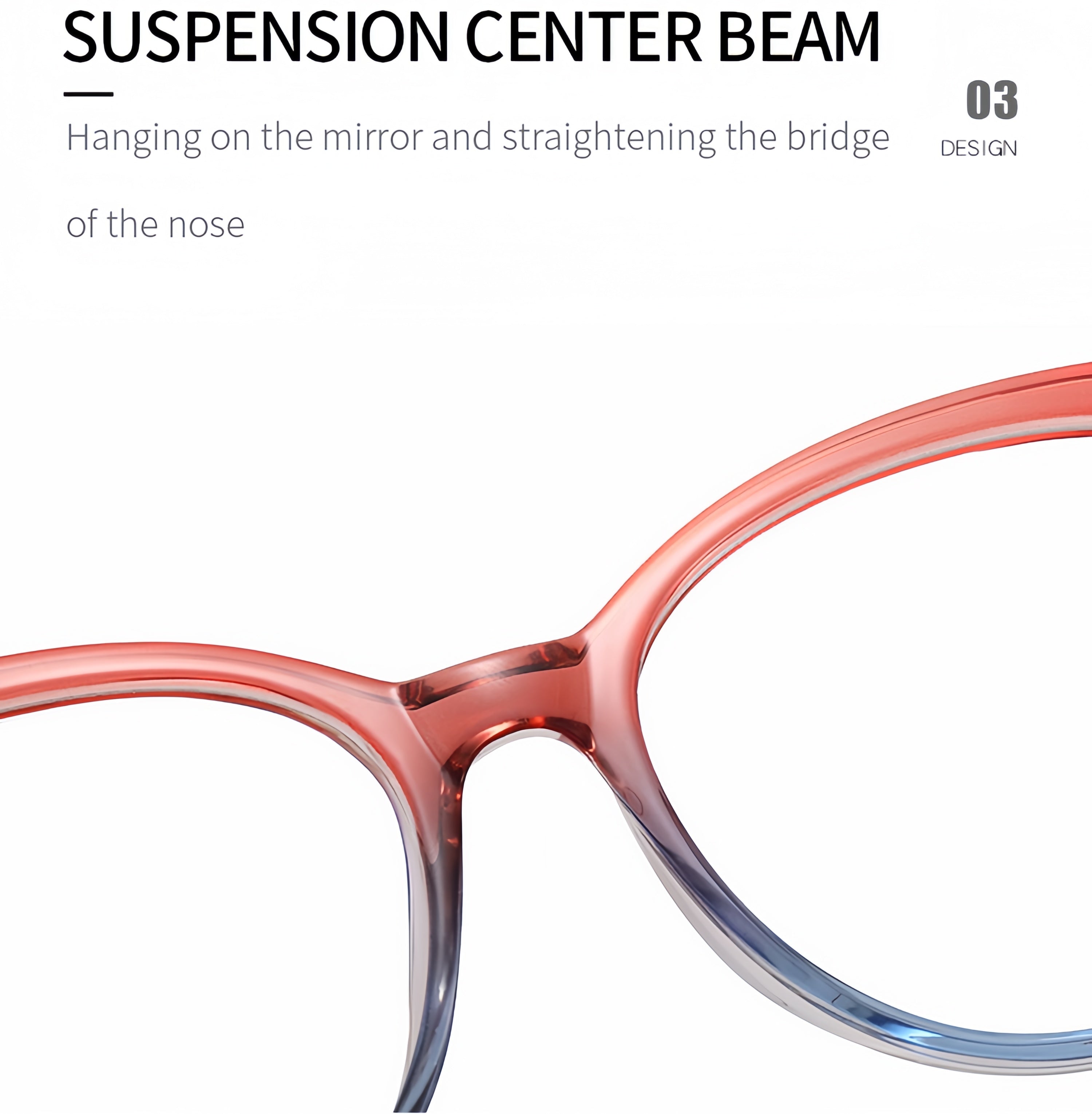Women's TR90 Ombre Glasses Frames