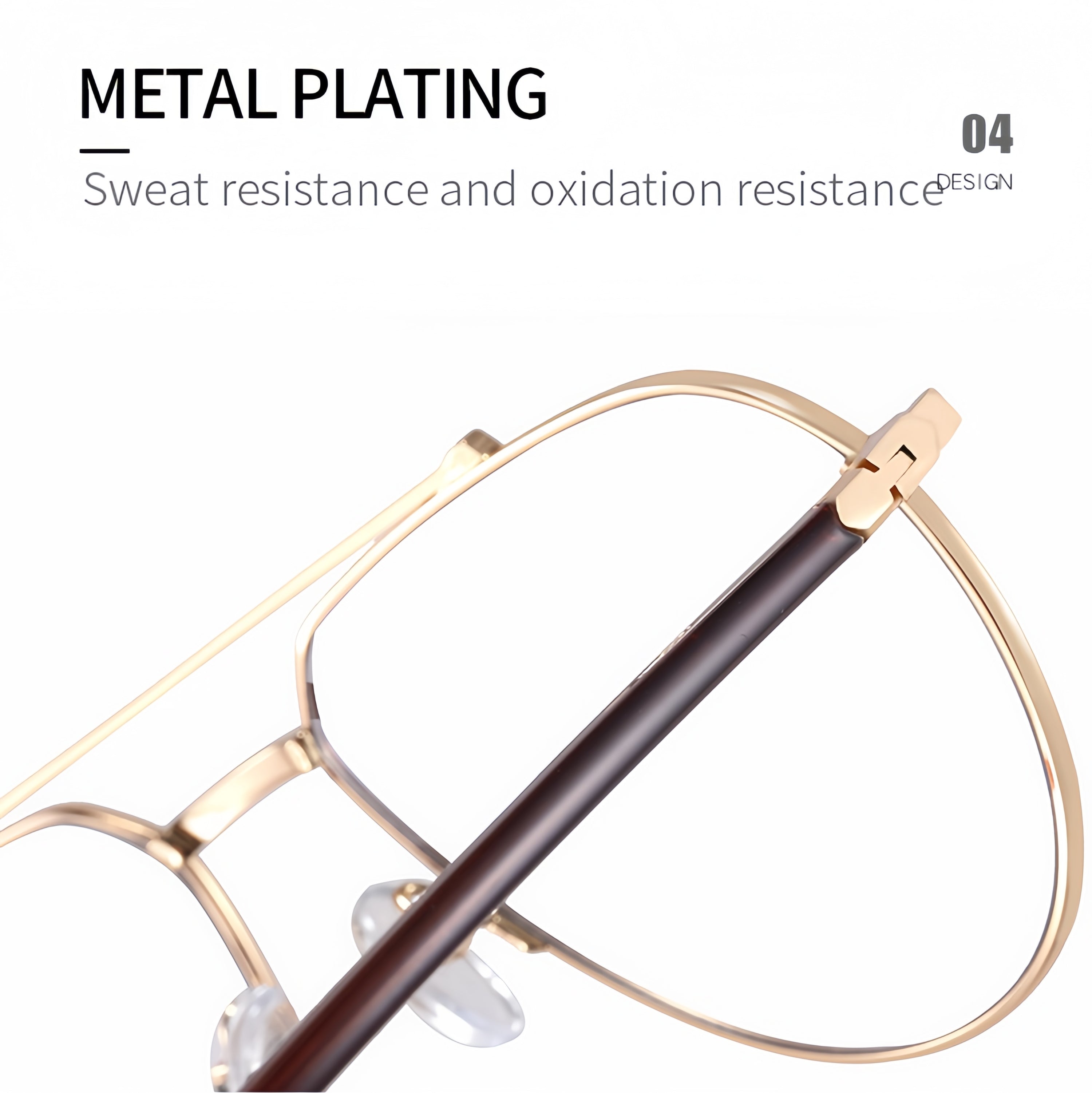 Men's Thin Metal Glasses Frames