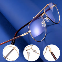 Men's Thin Metal Glasses Frames