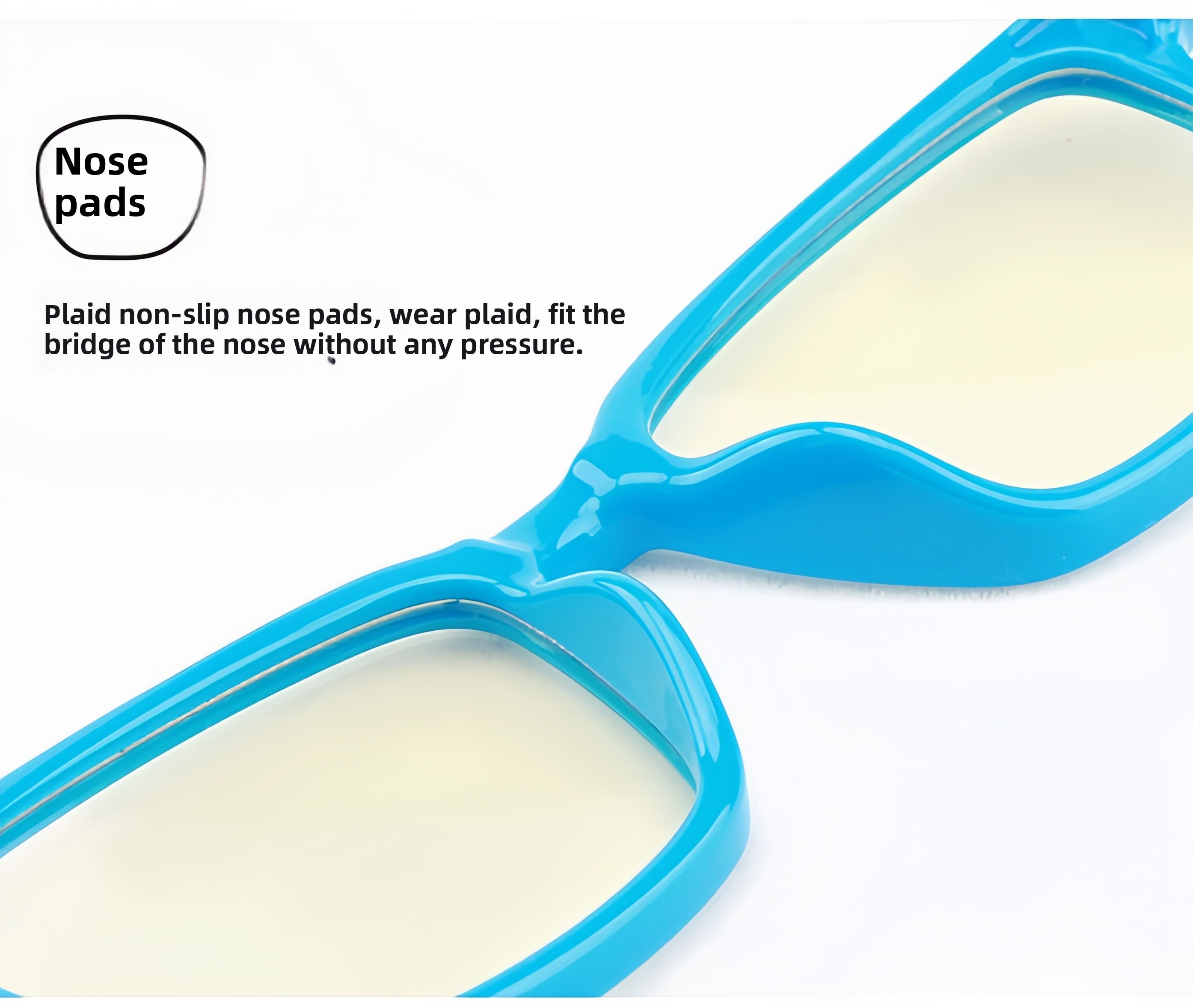 Kids' silicone glasses frame with safety & fun