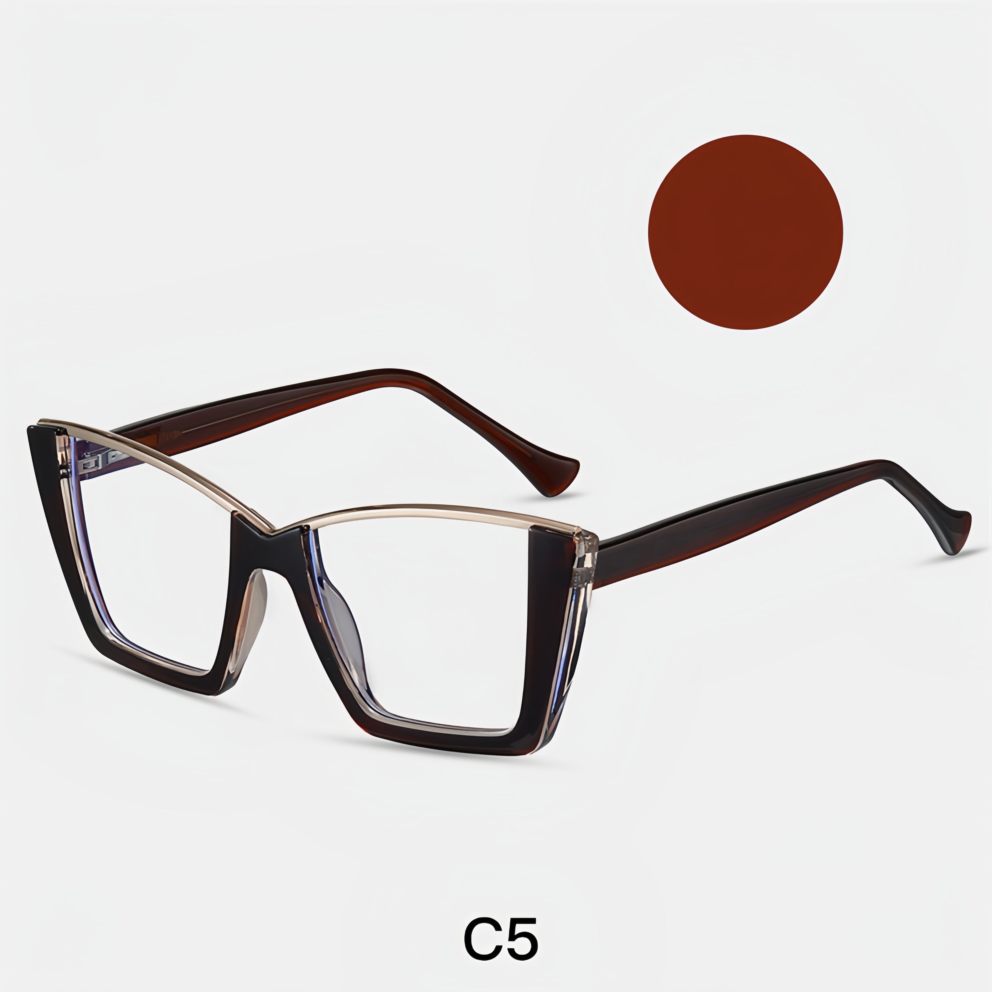 Women's Square TR90 Glasses Frames