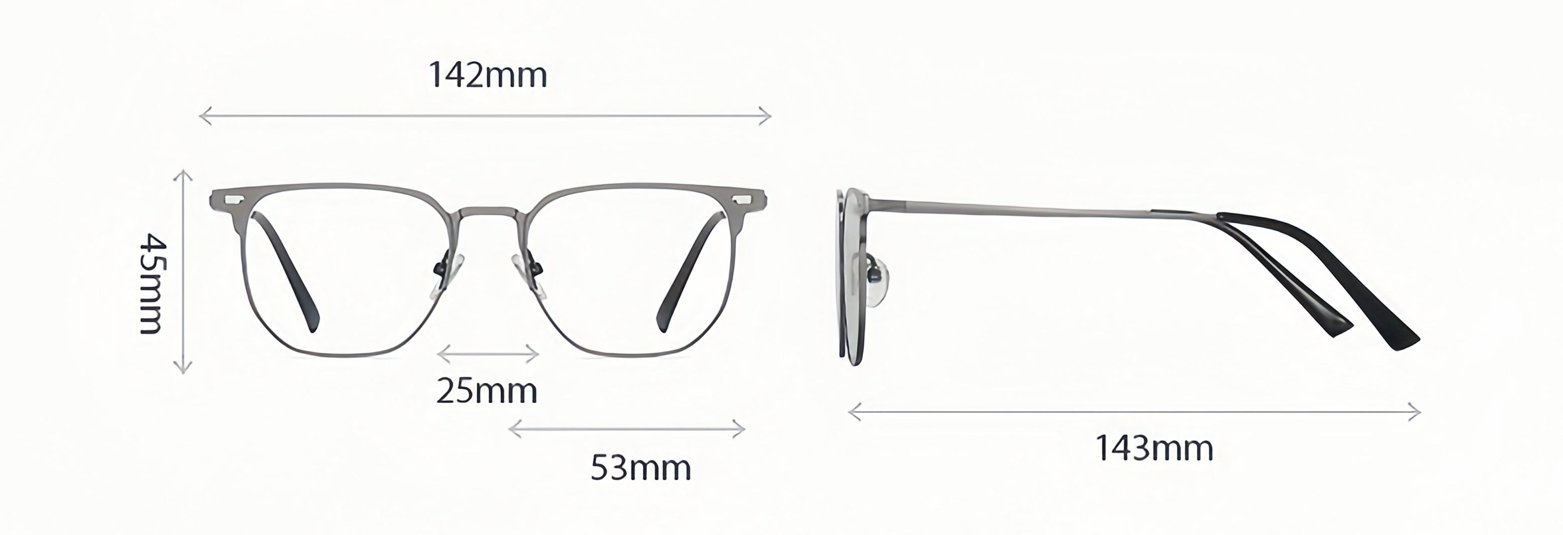 Men's 3-in-1 Magnetic Sunglasses - Prescription Glasses Frame