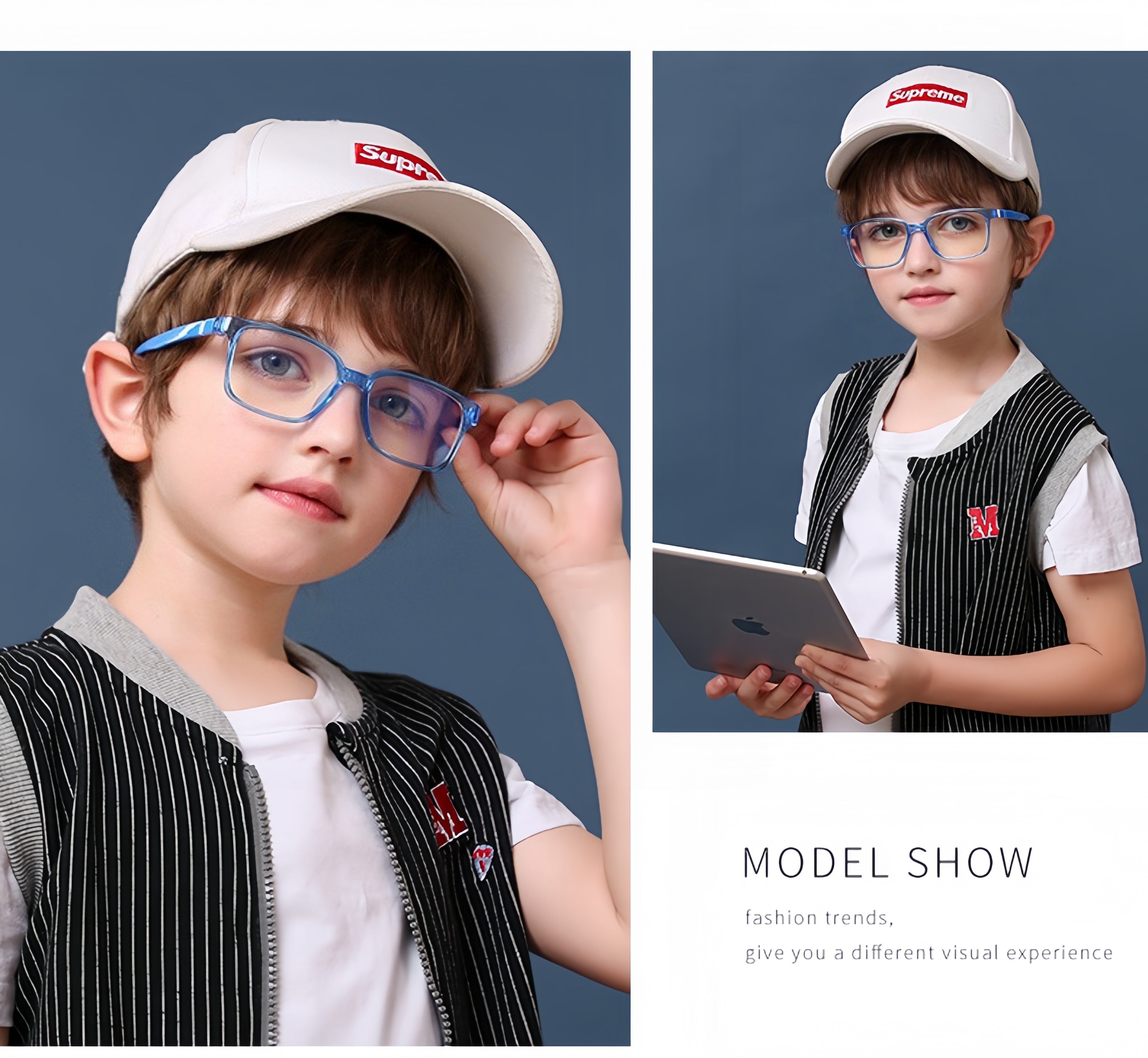 Kids' TR90 Square Prescription Glasses Frame
