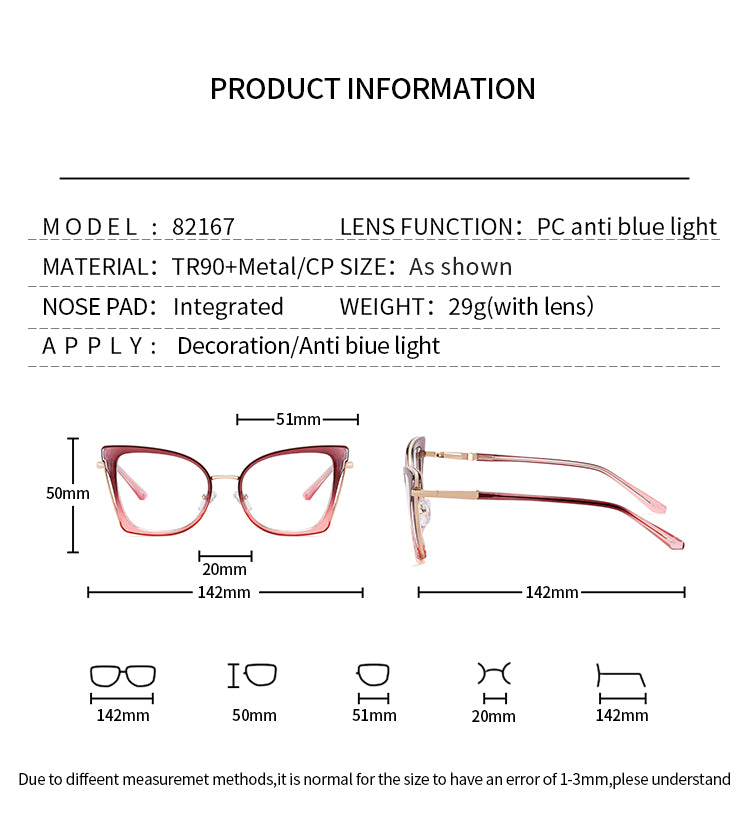 Iadies' Nearsighted Glasses
