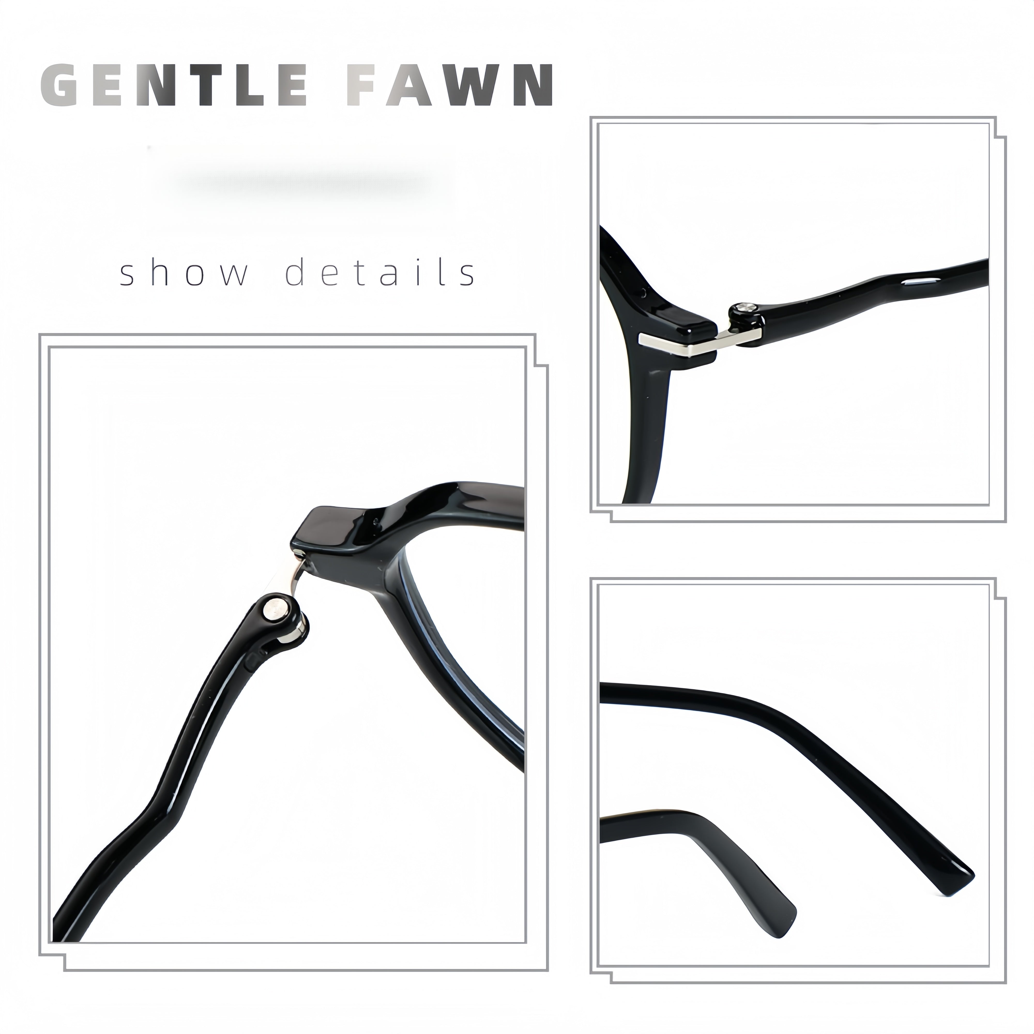 Unisex TR90 Ultra-Light Square Glasses Frame