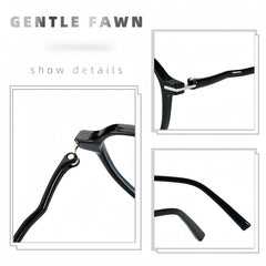 Unisex TR90 Ultra-Light Square Glasses Frame
