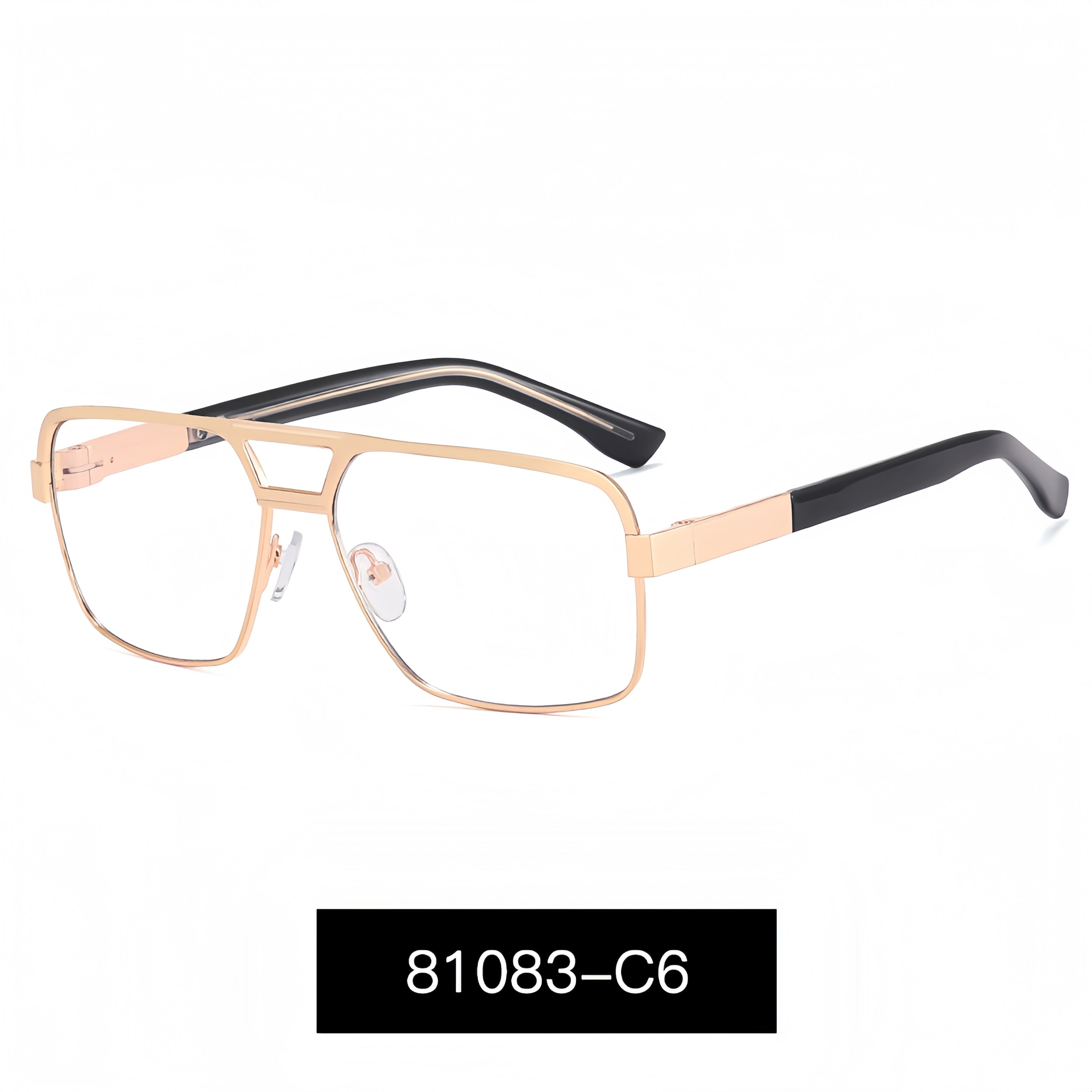 Men's Business-Casual Metal Prescription Glasses Frame