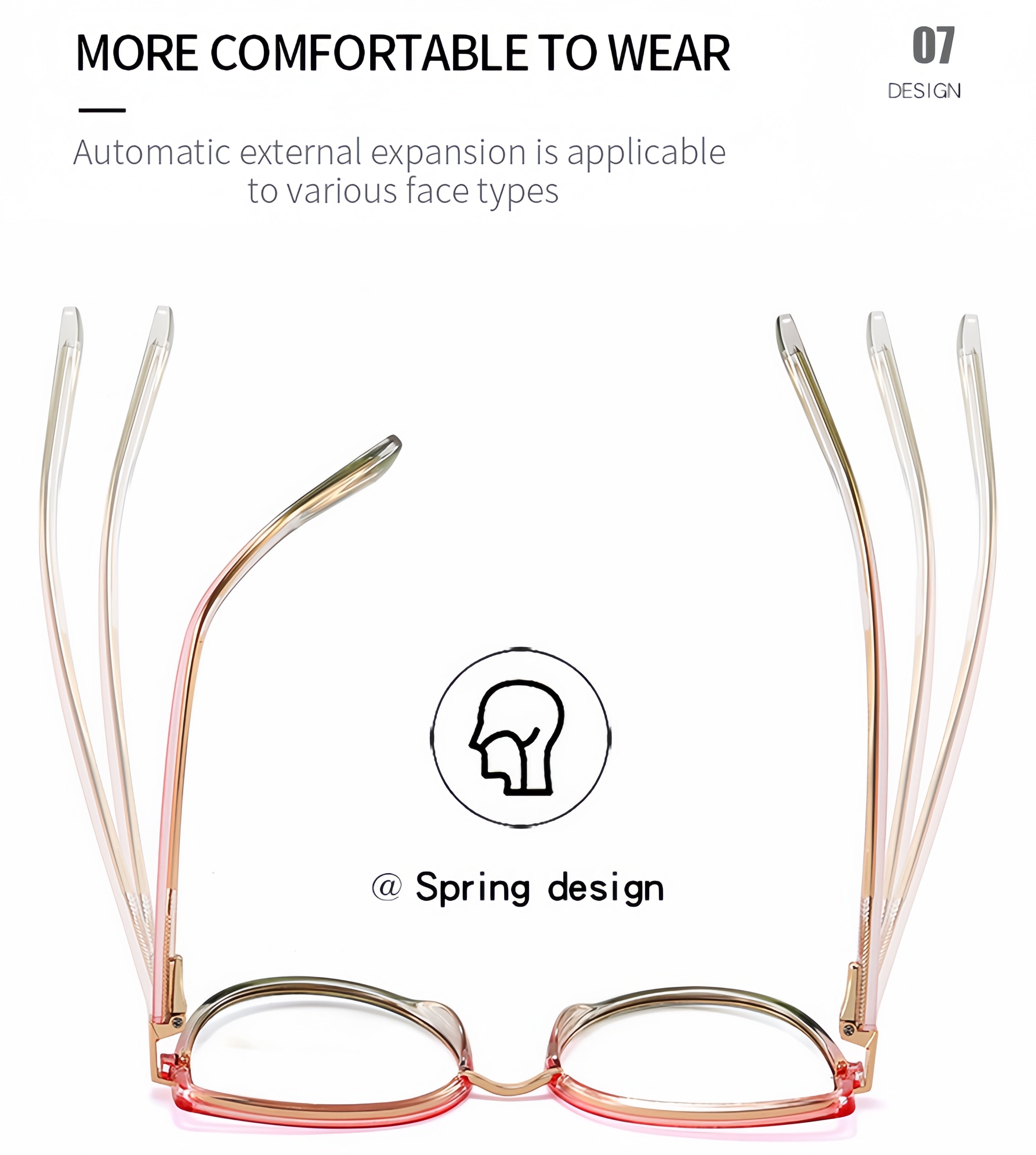 TR90 Gradient Glasses Frames