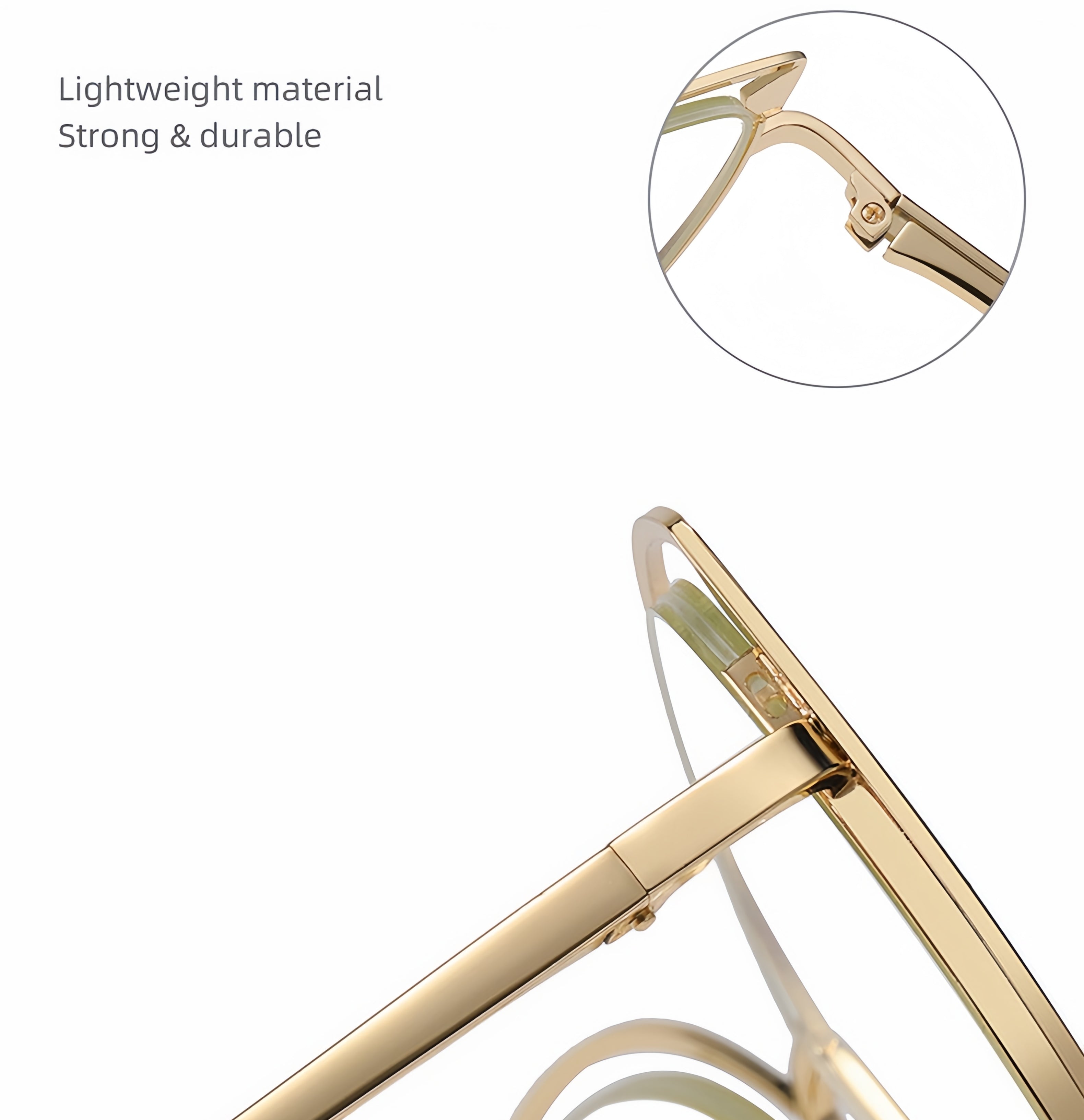 Women's Cat-Eye Metal Glasses Frames
