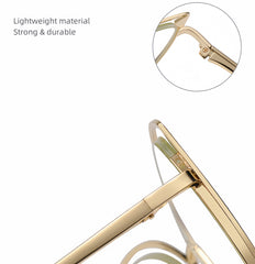 Women's Cat-Eye Metal Glasses Frames