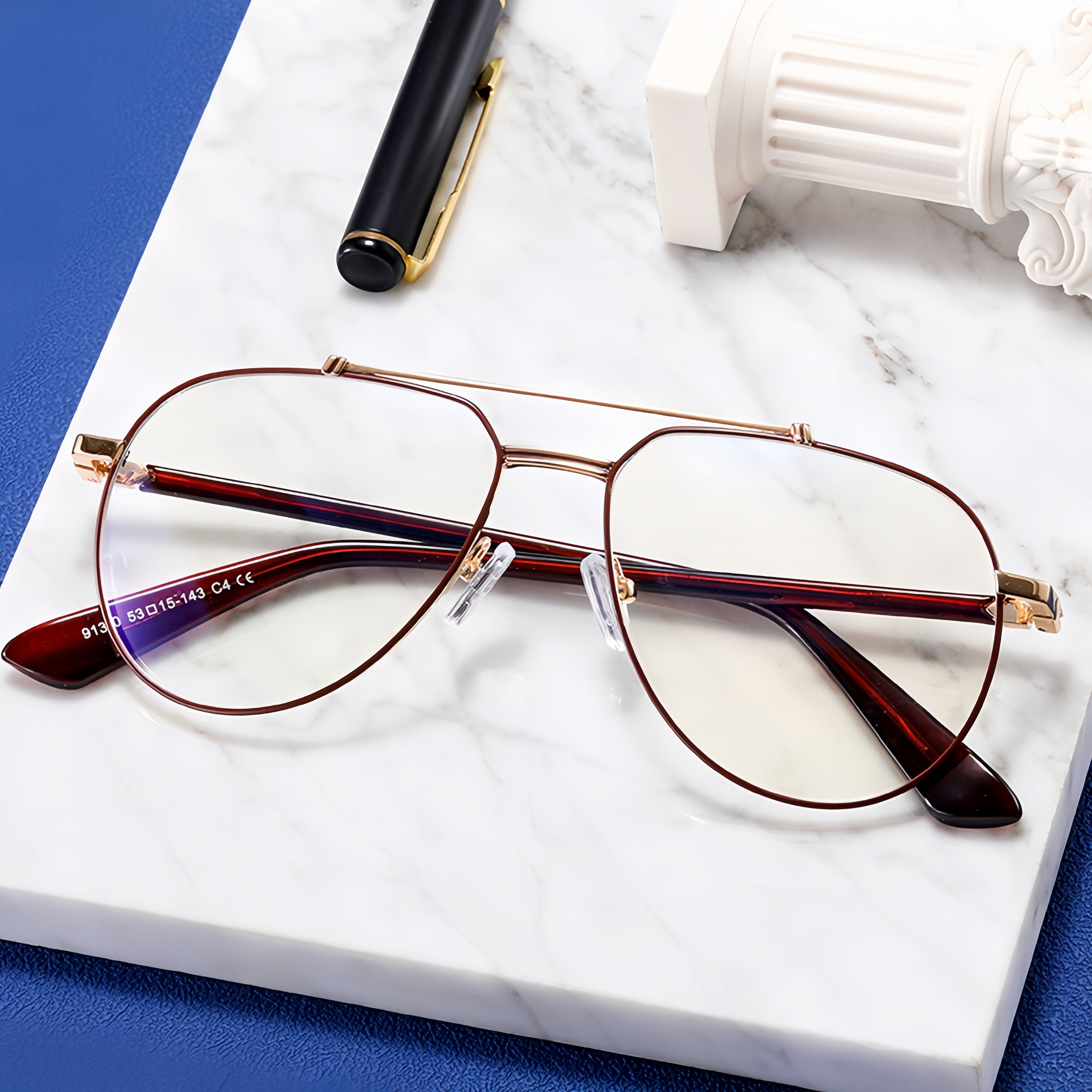 Men's Thin Metal Glasses Frames