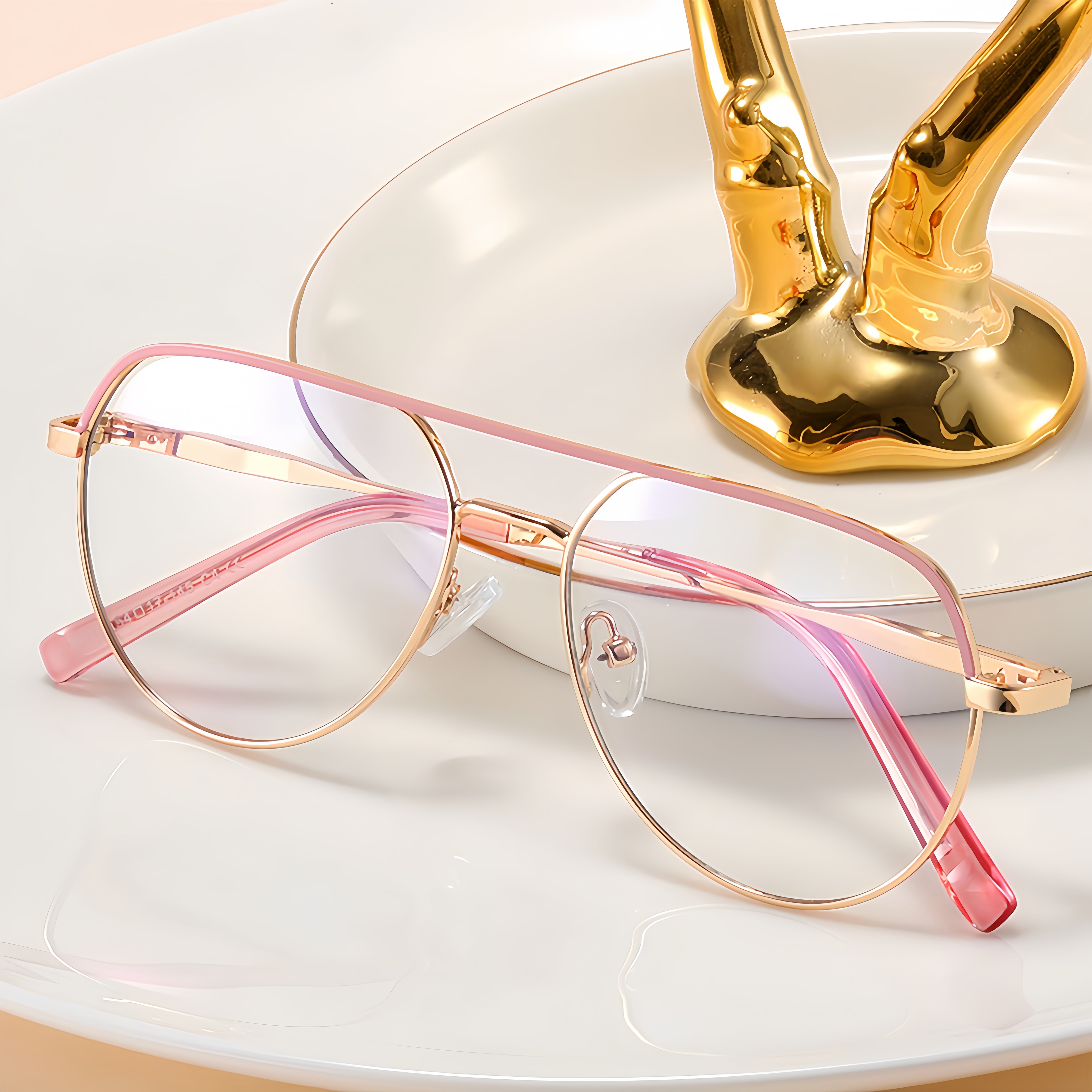 Modern Thin Metal Eyeglass Frames