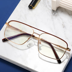 Men's Double Bridge Glasses Frames