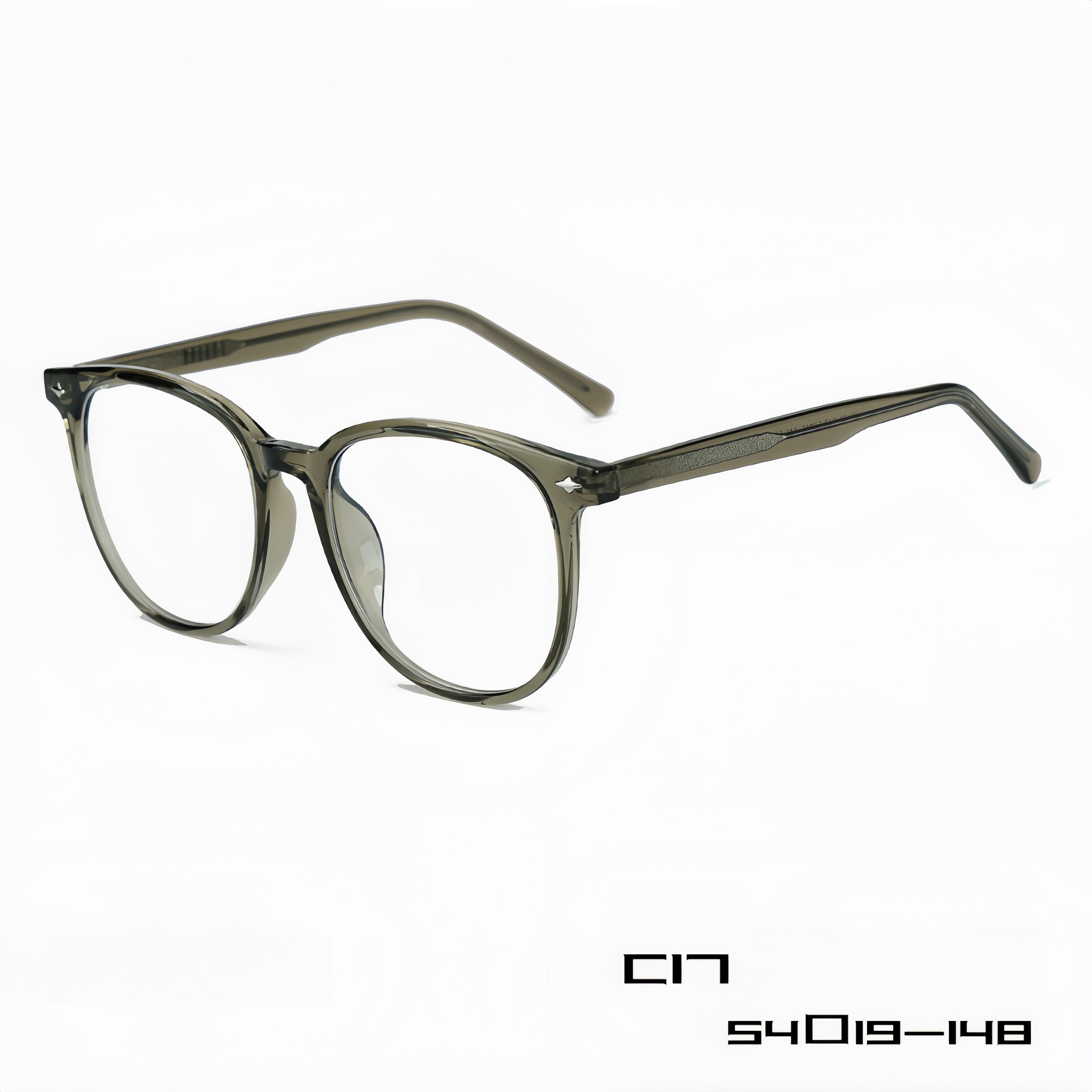 TR90 Frame with Acetate Temple Large Vision Glasses