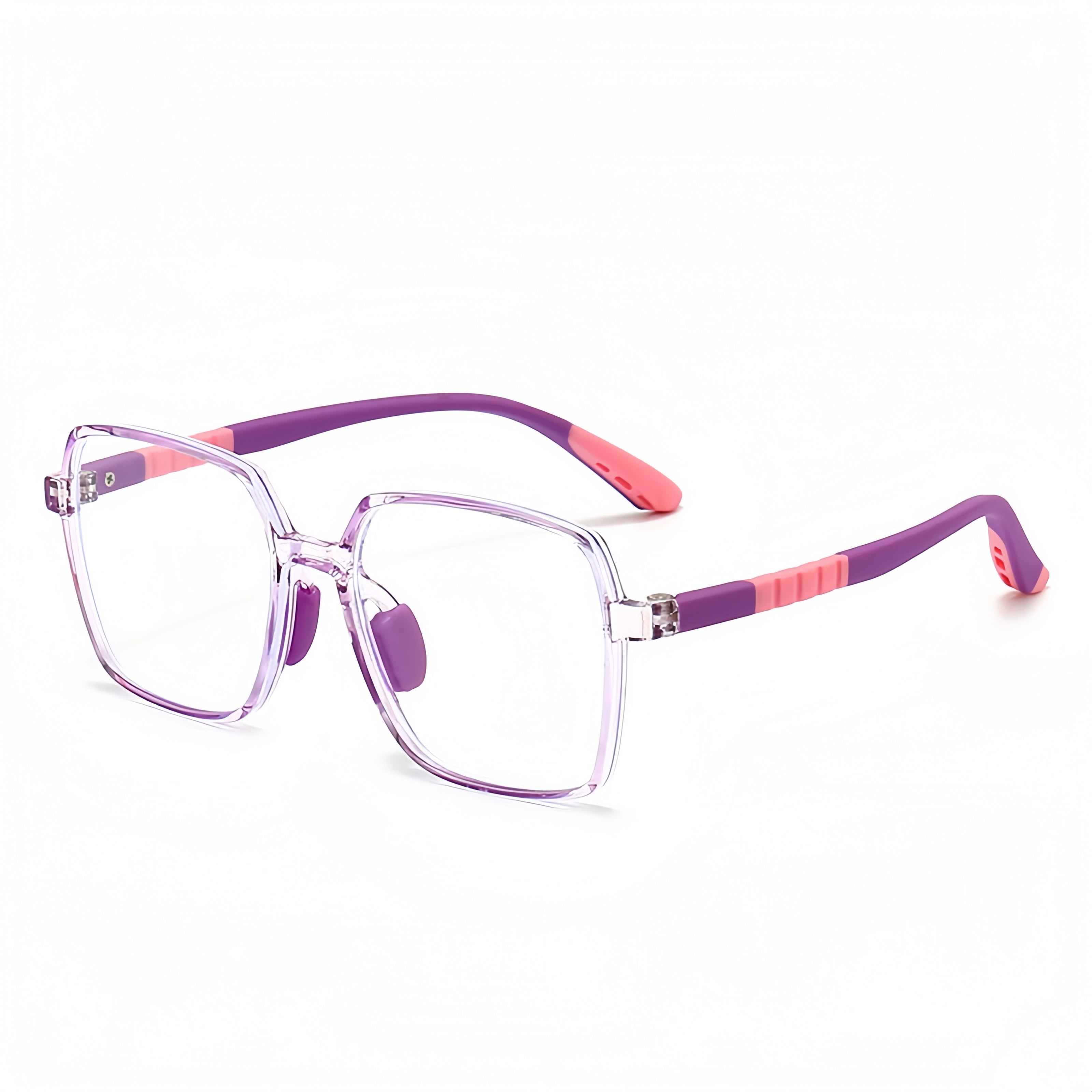 Rectangular Flexible TR90 Eyeglass Frame for Students
