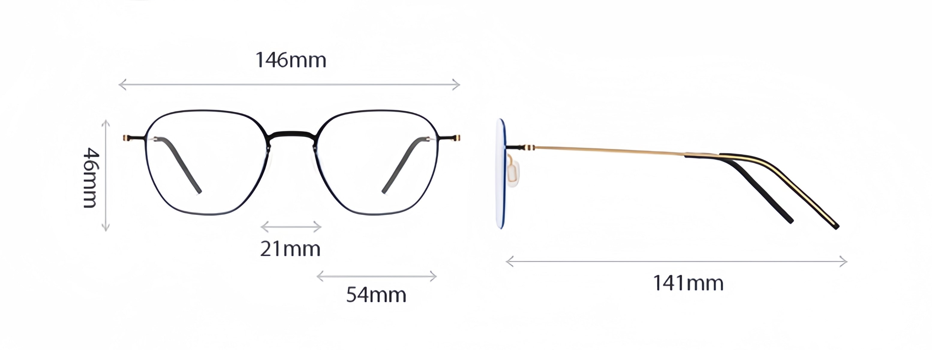 Rimless RX Frame with Magnetic Sunglass Clip