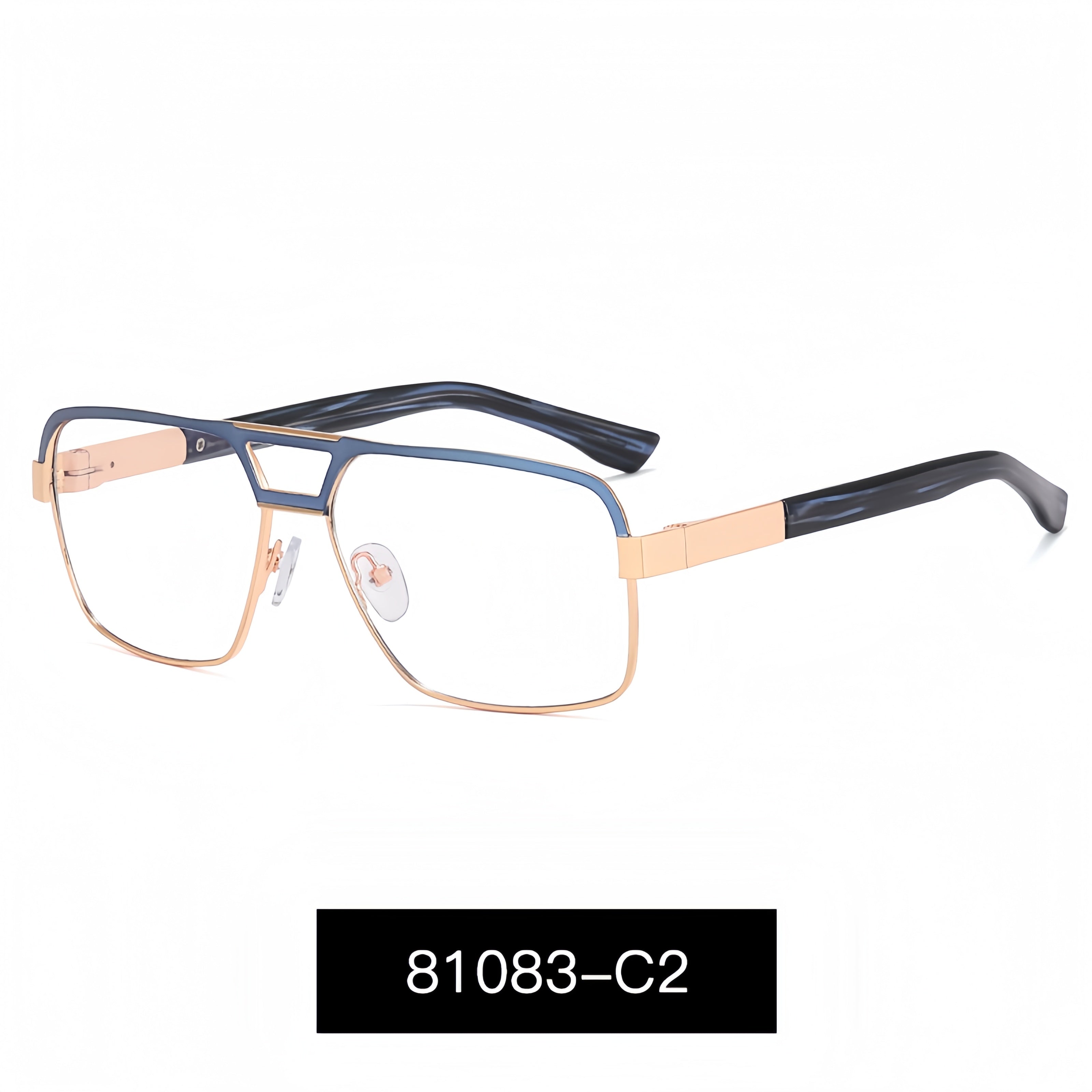 Men's Business-Casual Metal Prescription Glasses Frame