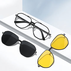 Men's Aluminum-Magnesium 3-in-1 Sunglasses Frame