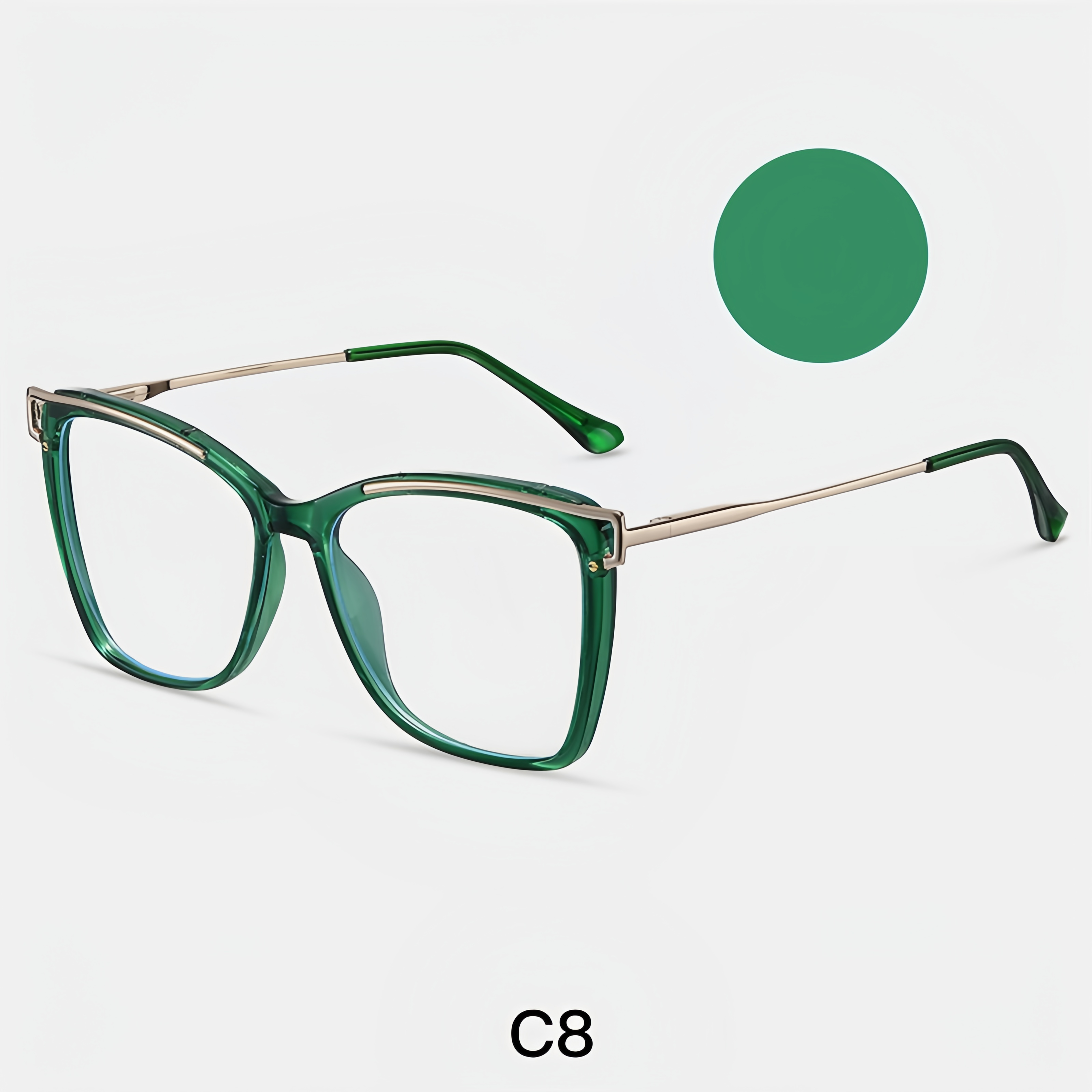 Women's TR90+ Metal Eyeglass Frame