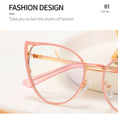 Women's casual cat eyeglass frame