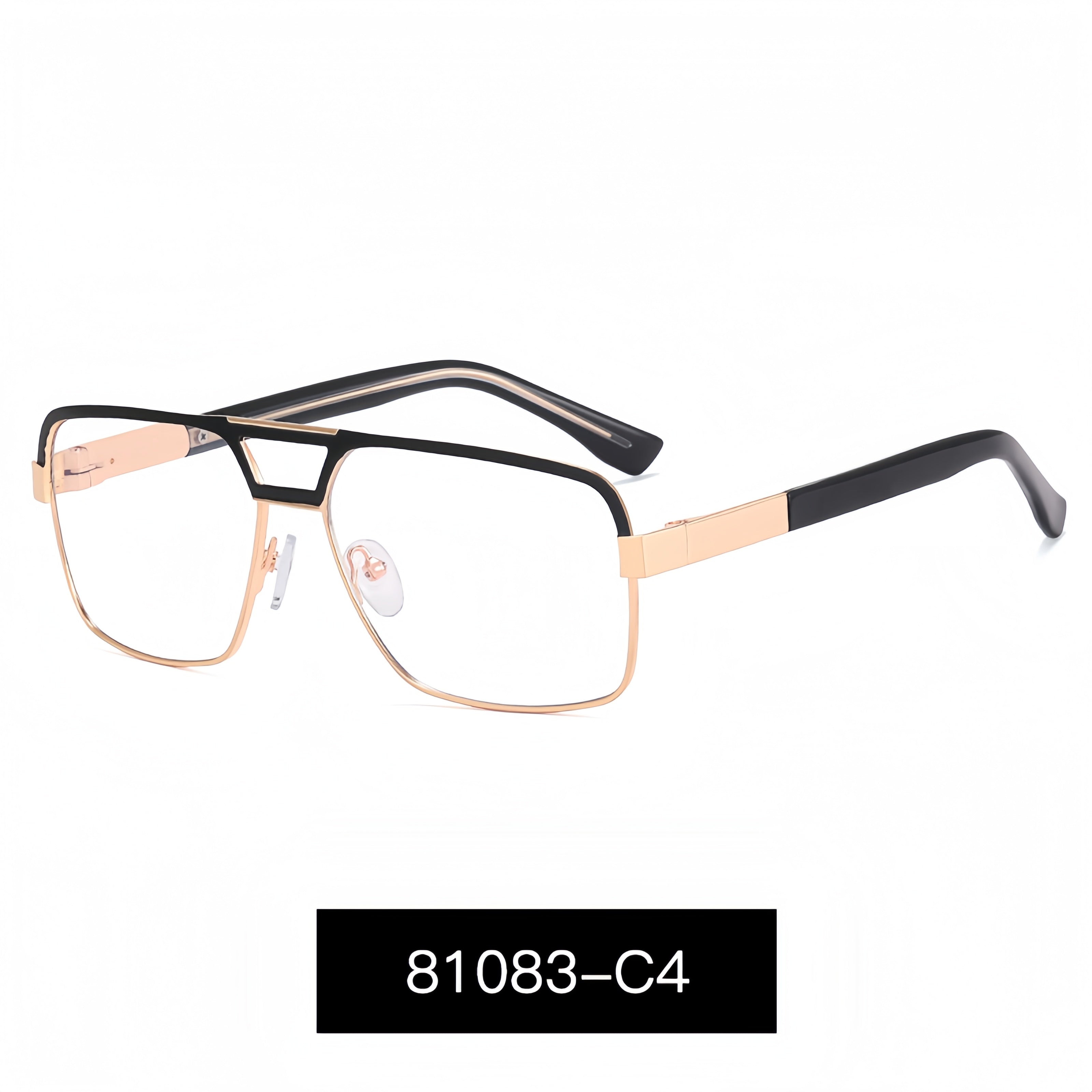 Men's Business-Casual Metal Prescription Glasses Frame