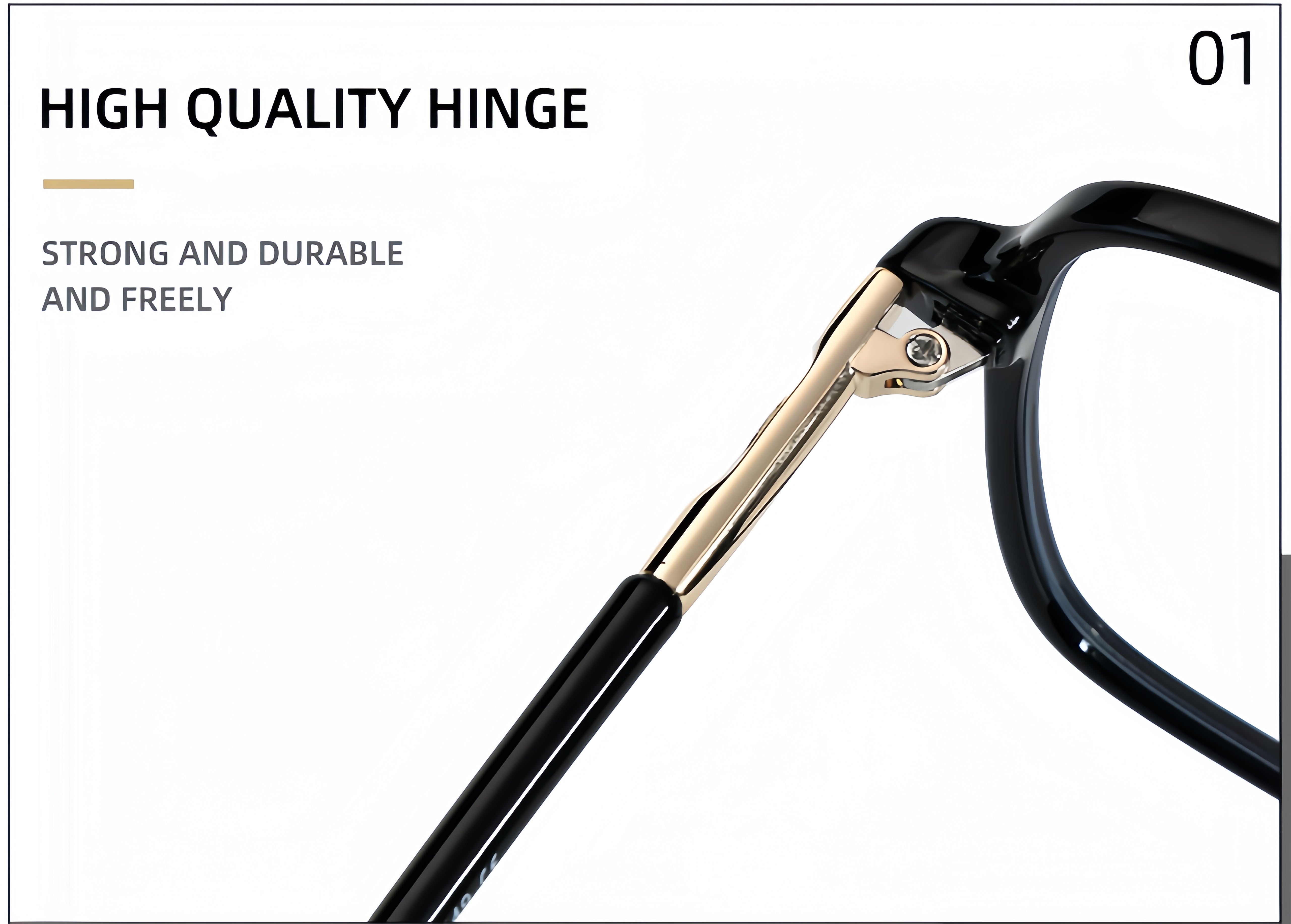 TR90 Unisex Oversized Glasses