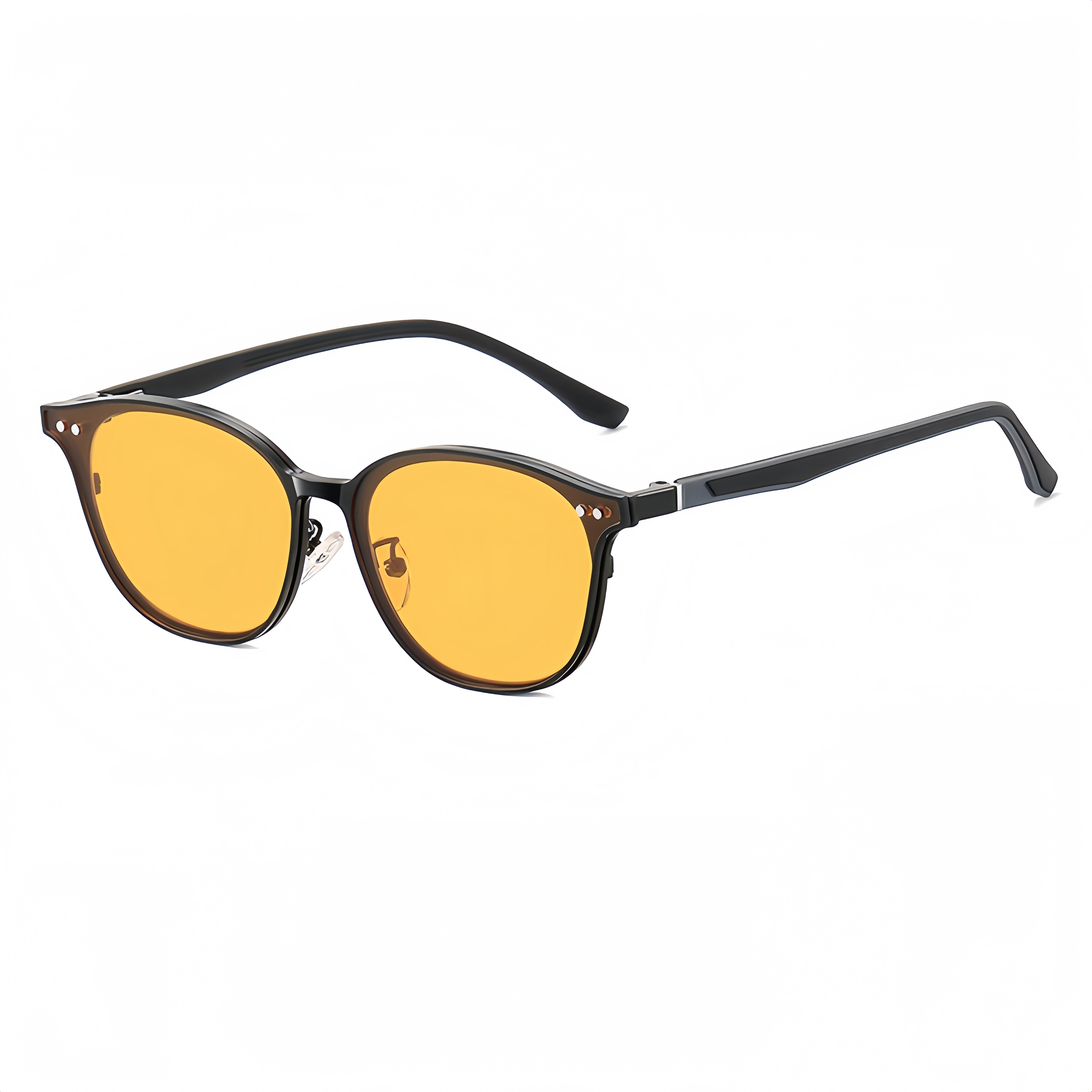 Men's Magnetic Clip-On Sunglasses Bundle with Rx-Ready Optical Frames