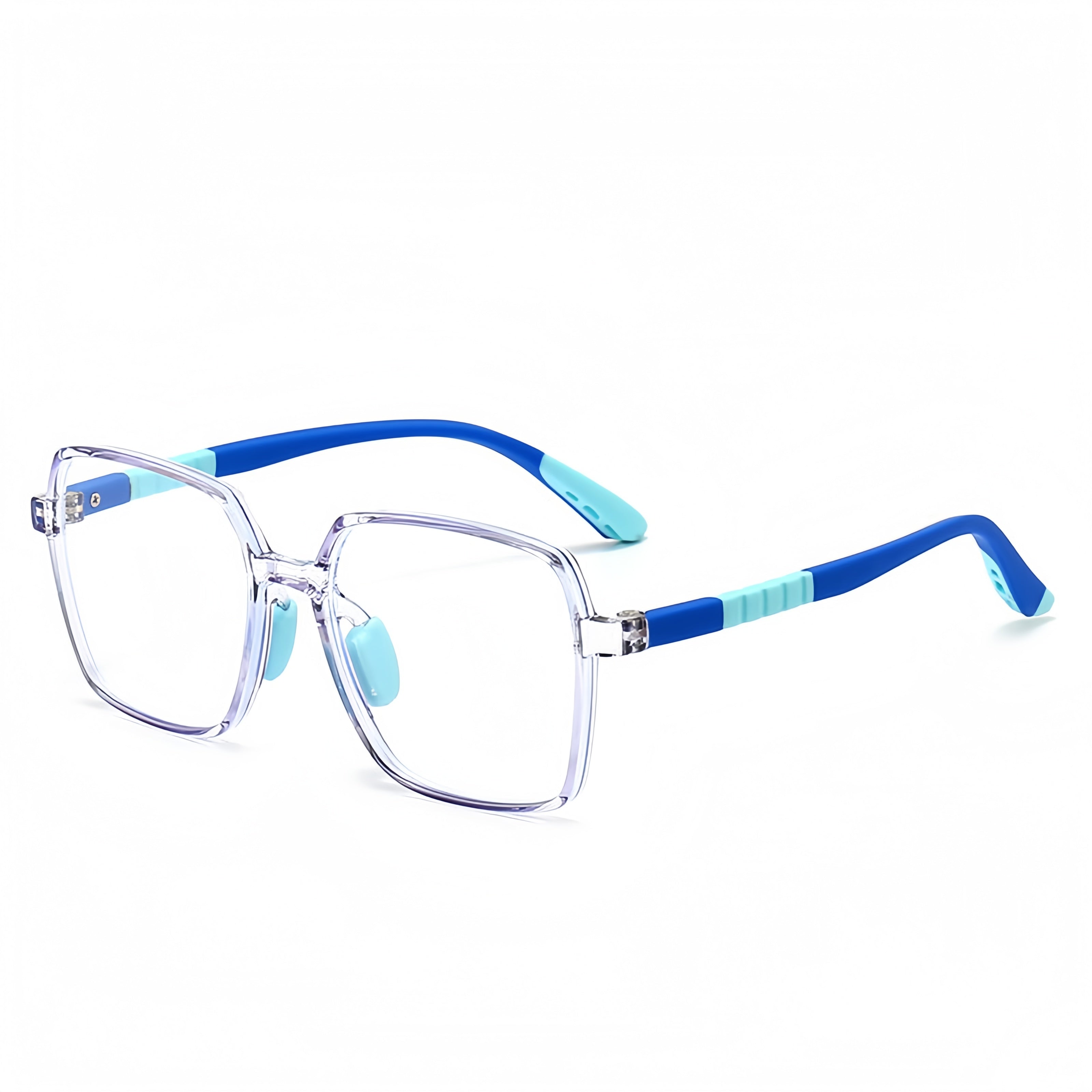 Rectangular Flexible TR90 Eyeglass Frame for Students