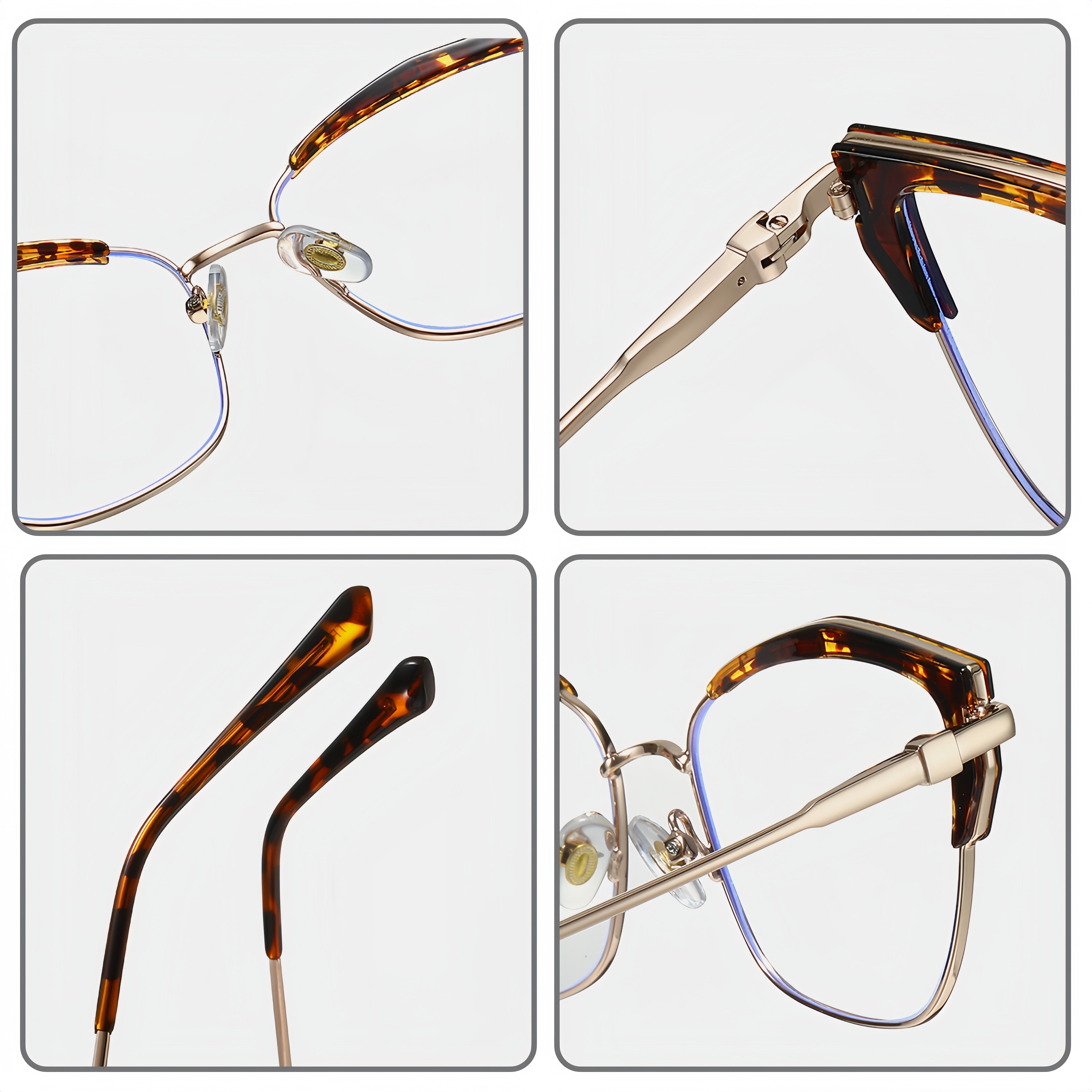 TR90 Metal Butterfly Glasses Frame