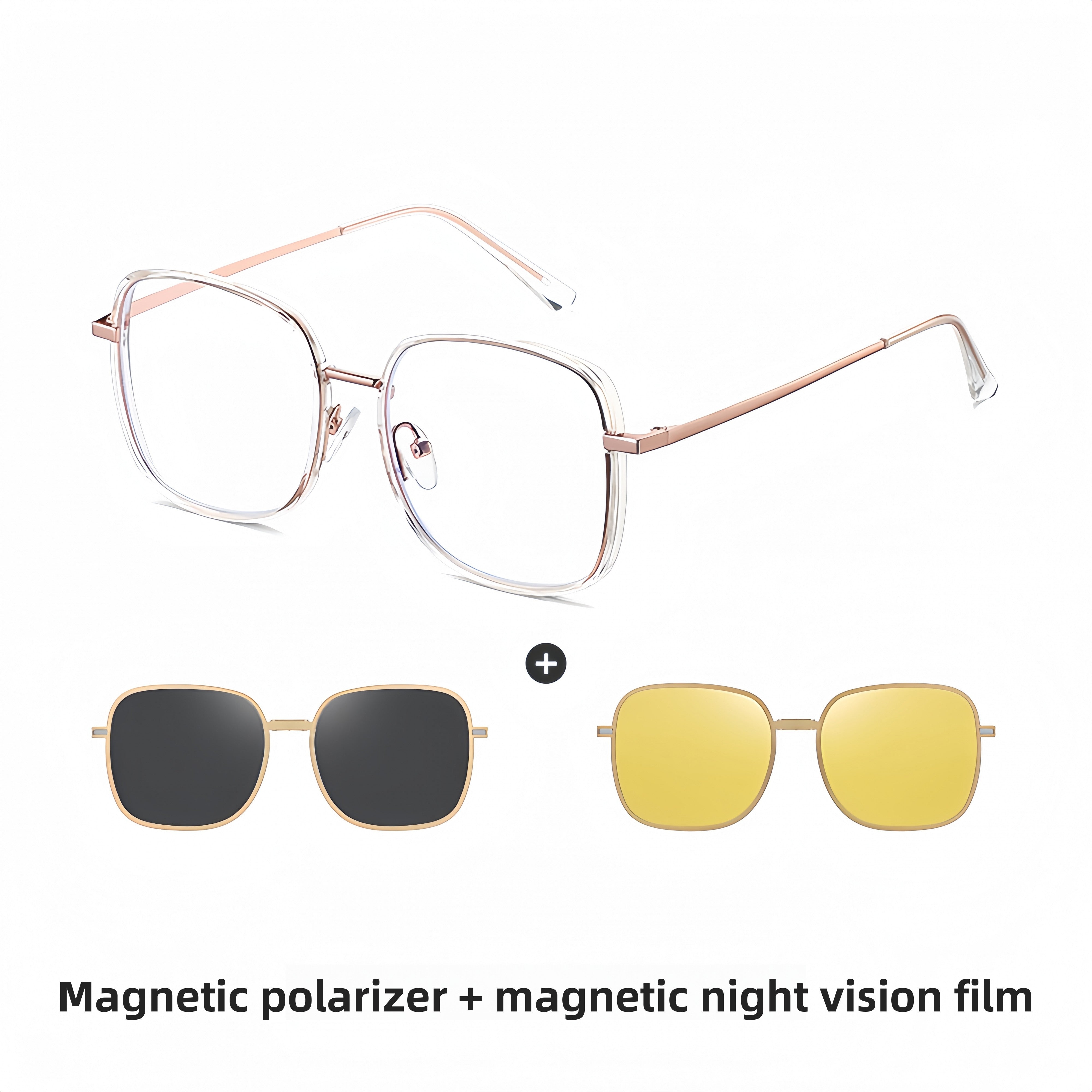 Foldable Magnetic RX Frame with Clip-On System