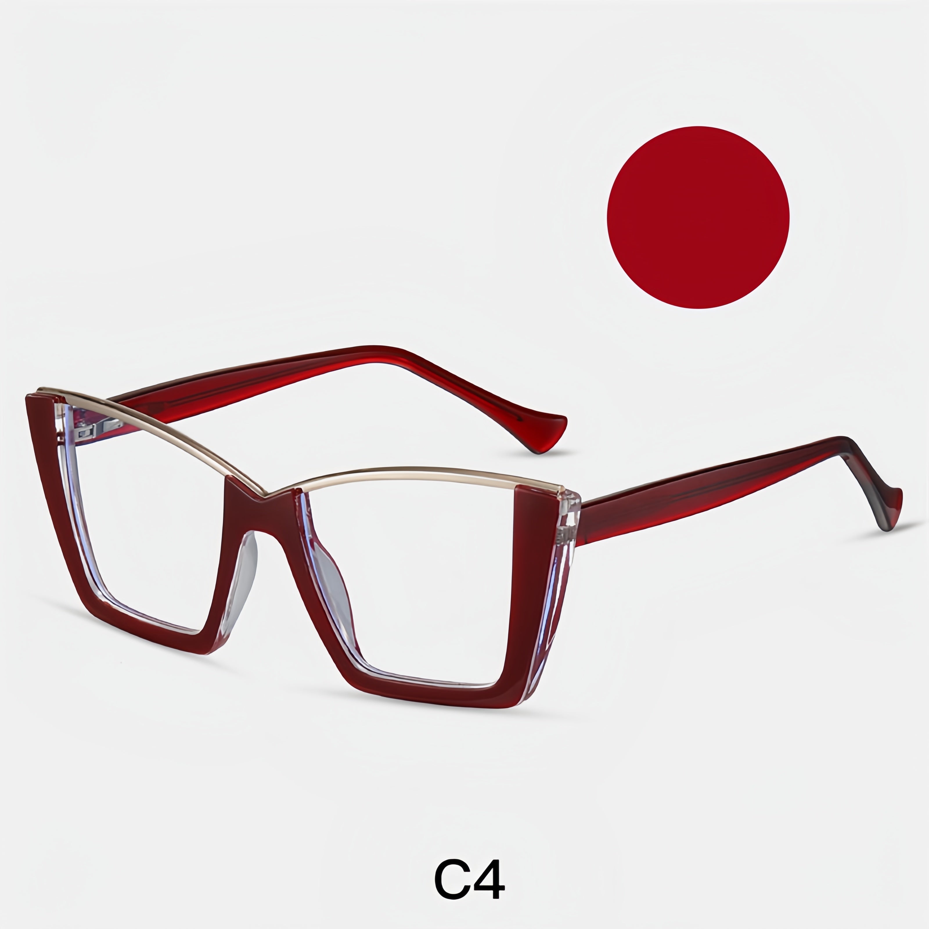 Women's Square TR90 Glasses Frames
