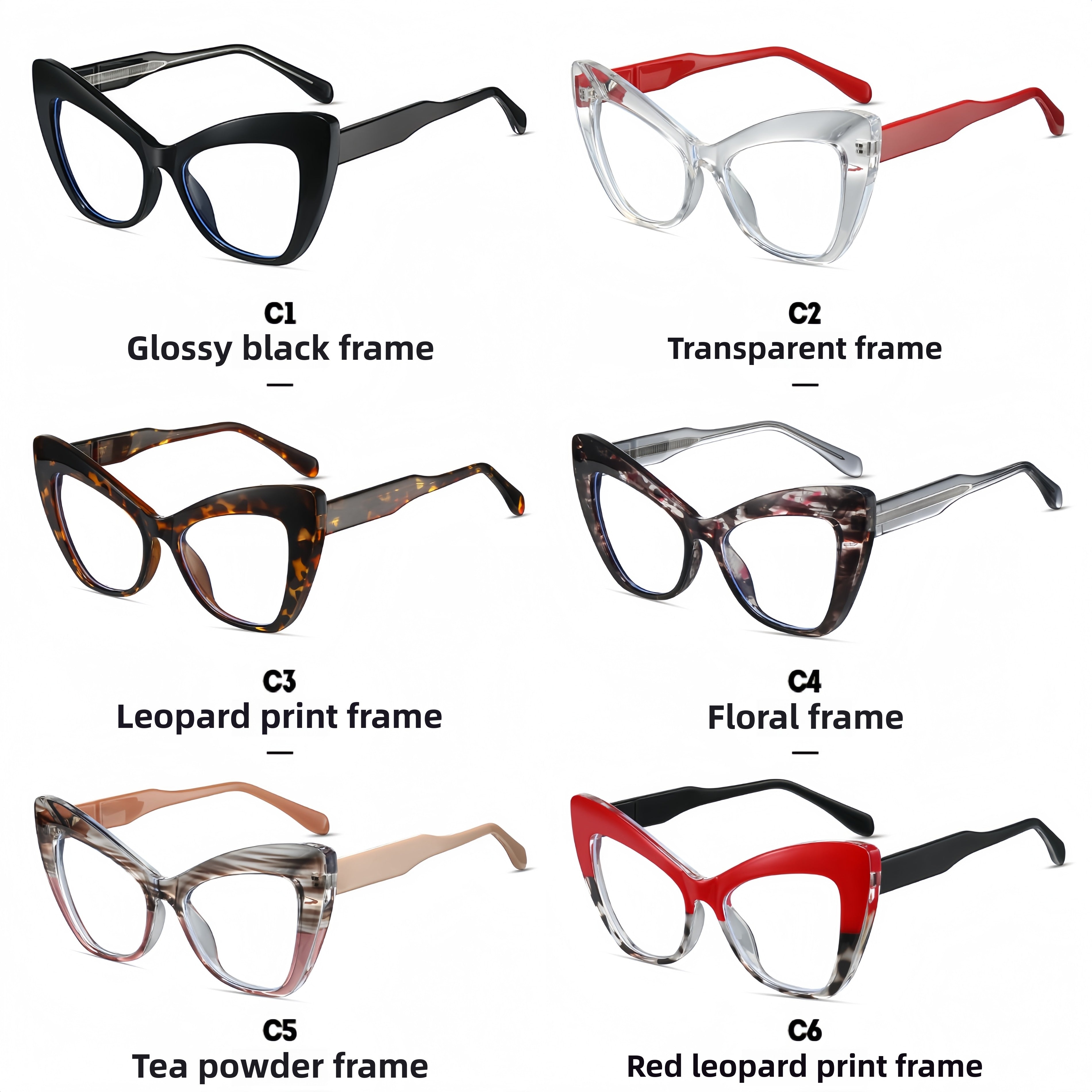 Women's TR90 Butterfly Eyeglass Frames