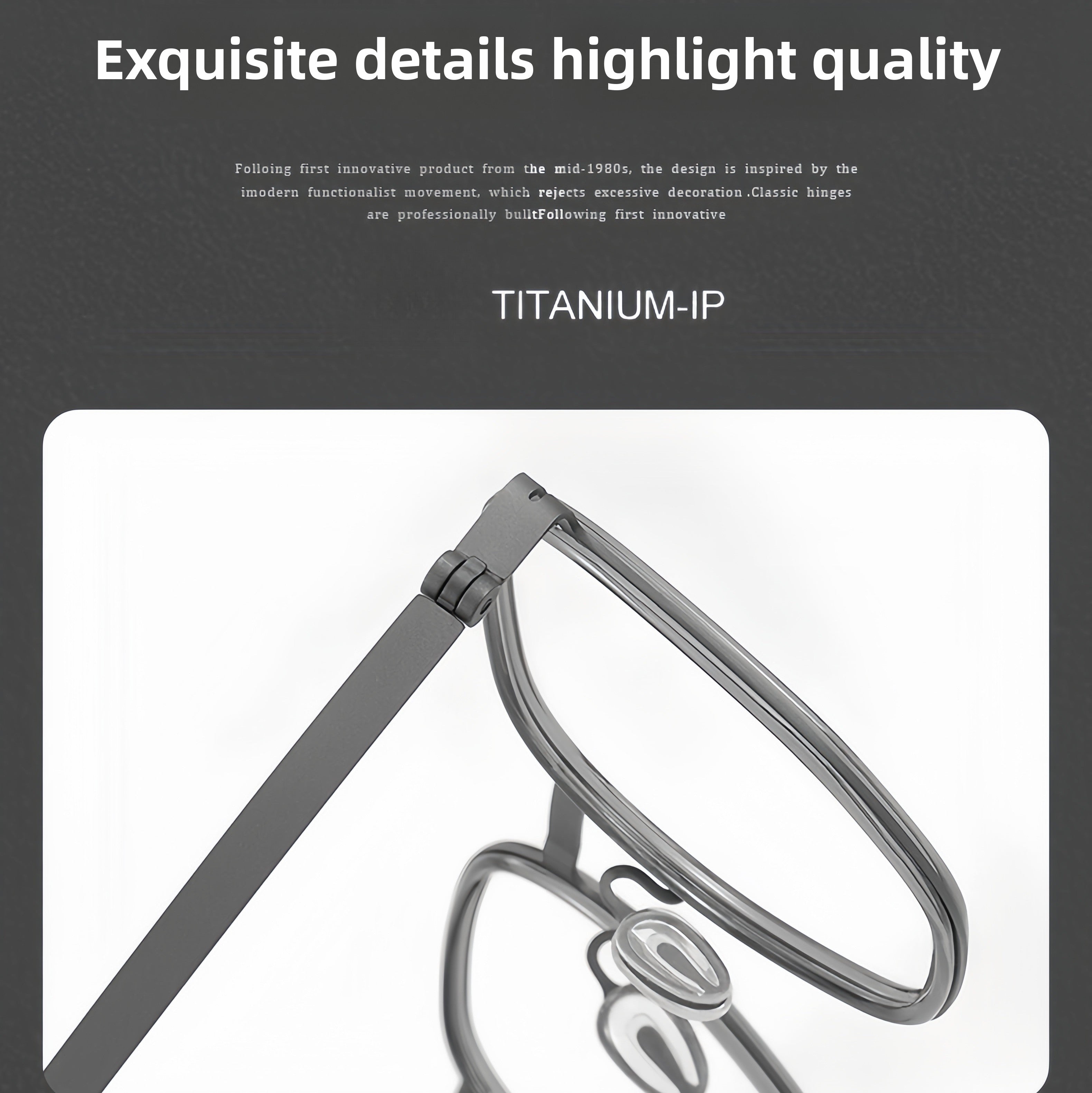 Men's Pure Titanium Retro Glasses Frame