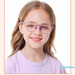 Polygonal TR90 Eyeglass Frame for Students