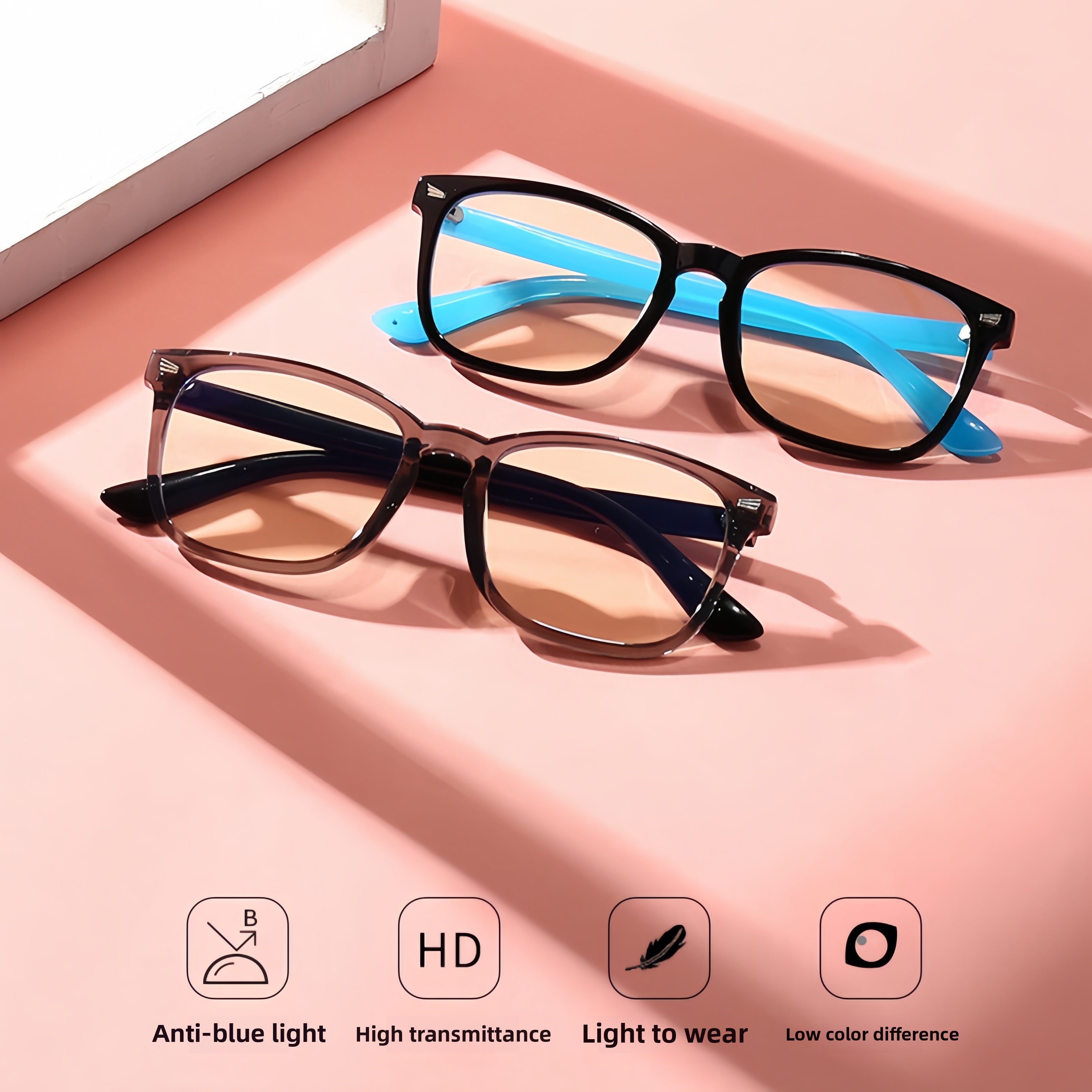 Kids' TR90 Transparent Eyeglass Frames