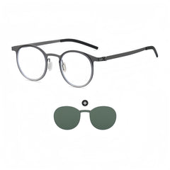 Circular Titanium Mag-Polarized RX Frame