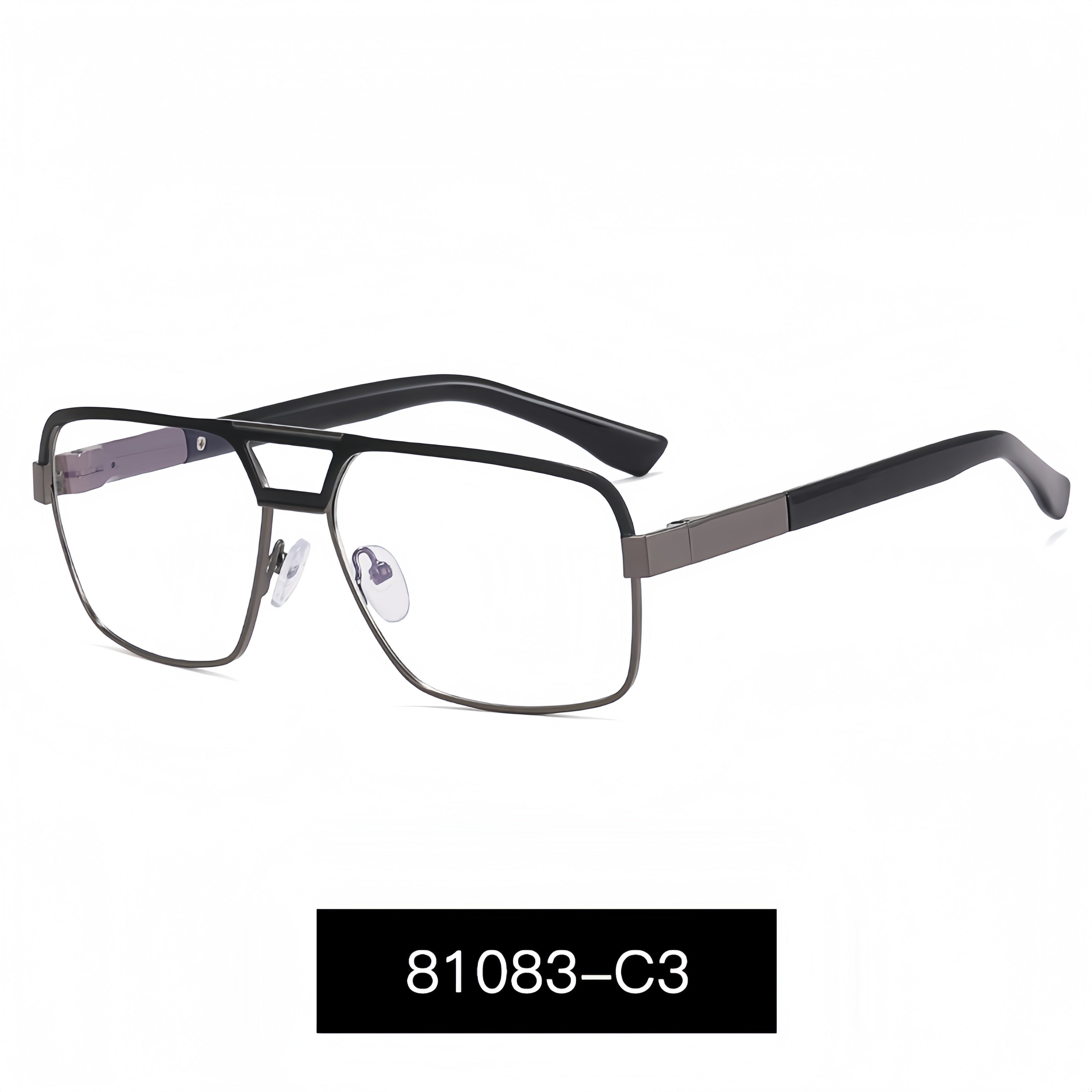 Men's Business-Casual Metal Prescription Glasses Frame