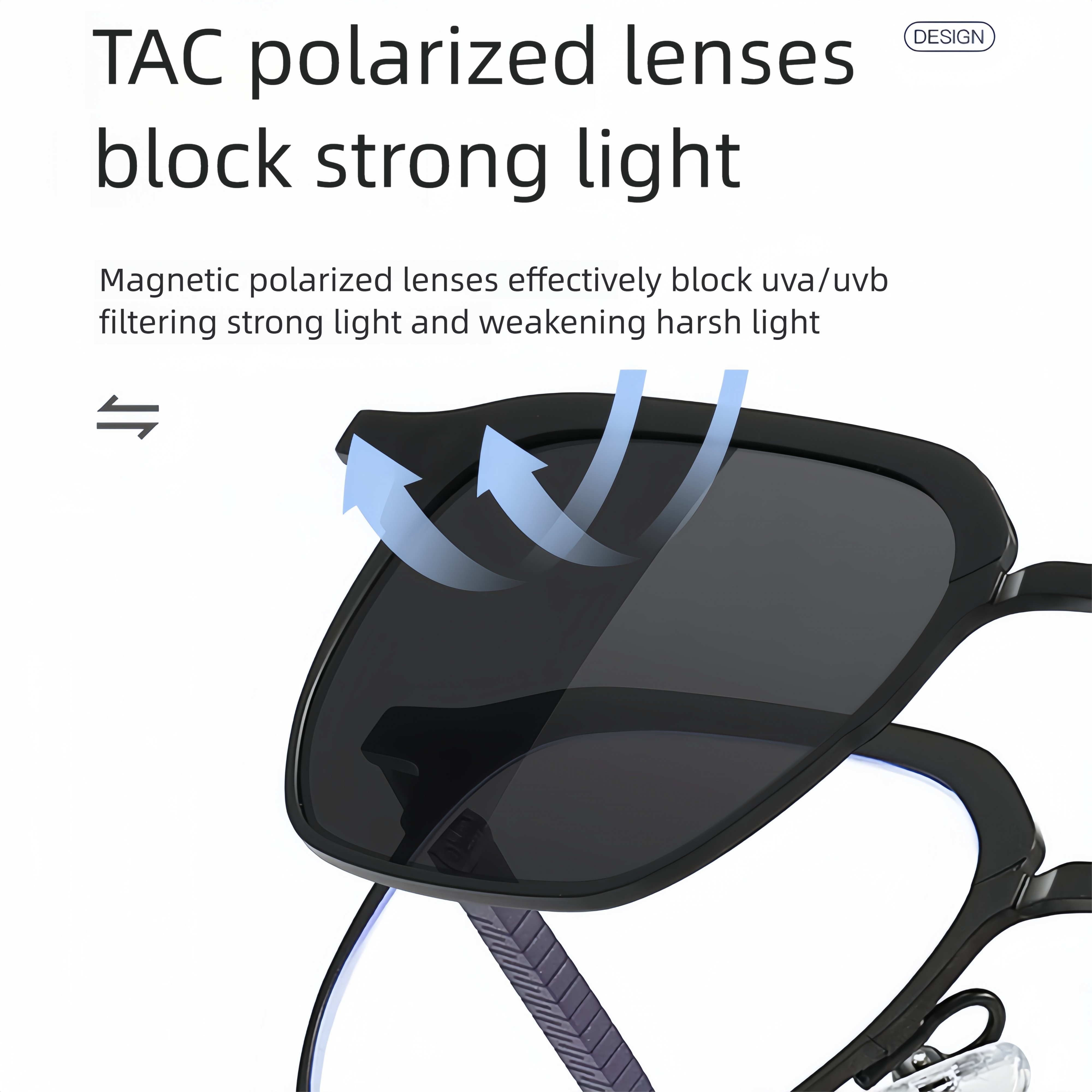 Men's Magnetic Clip-On Sunglasses & Optical Frames Bundle