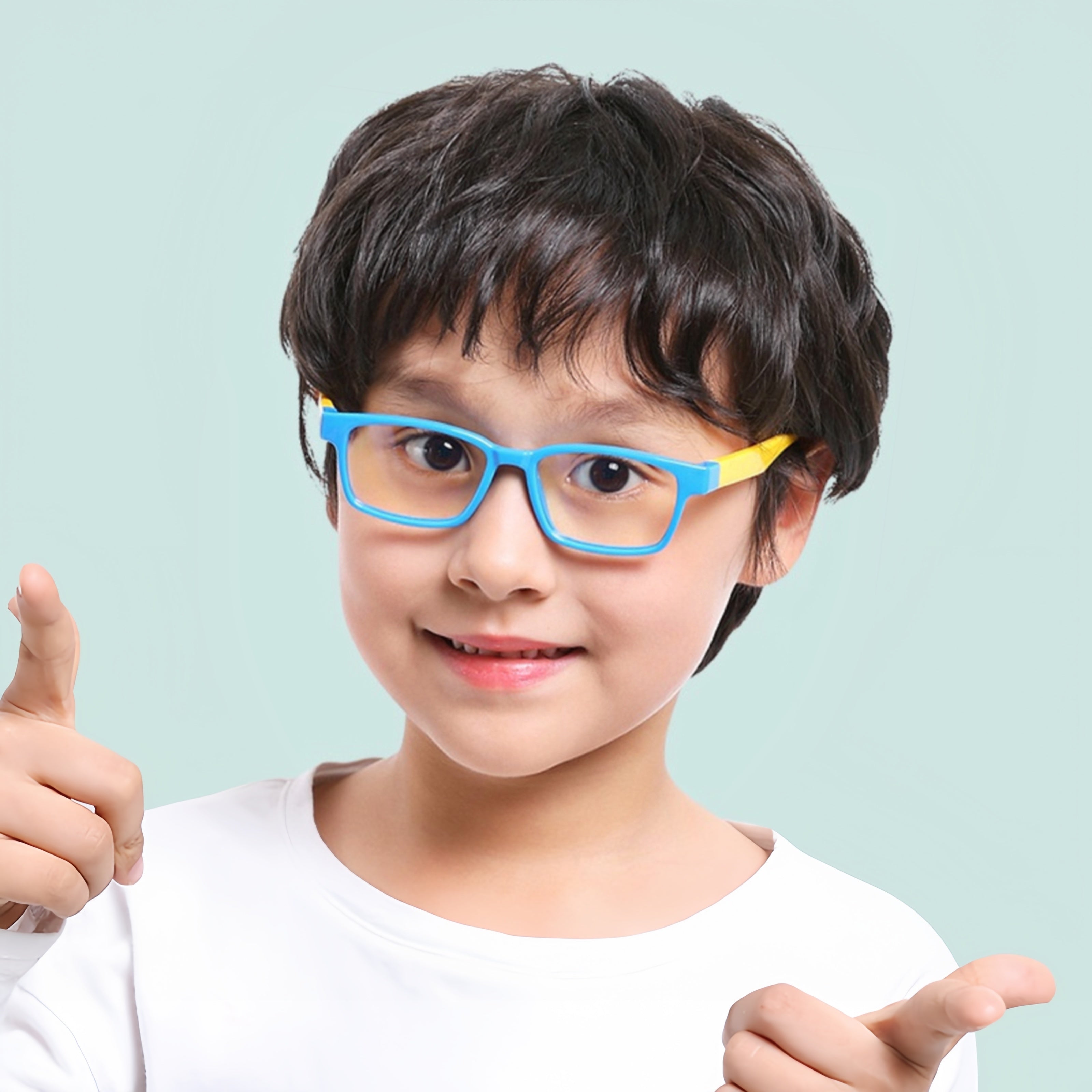 Kids' silicone glasses frame with safety & fun