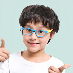 Kids' silicone glasses frame with safety & fun