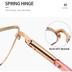 Women's Square Metal Glasses Frames