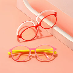 Kids' TR90 Round Frame Prescription Eyeglass Frames