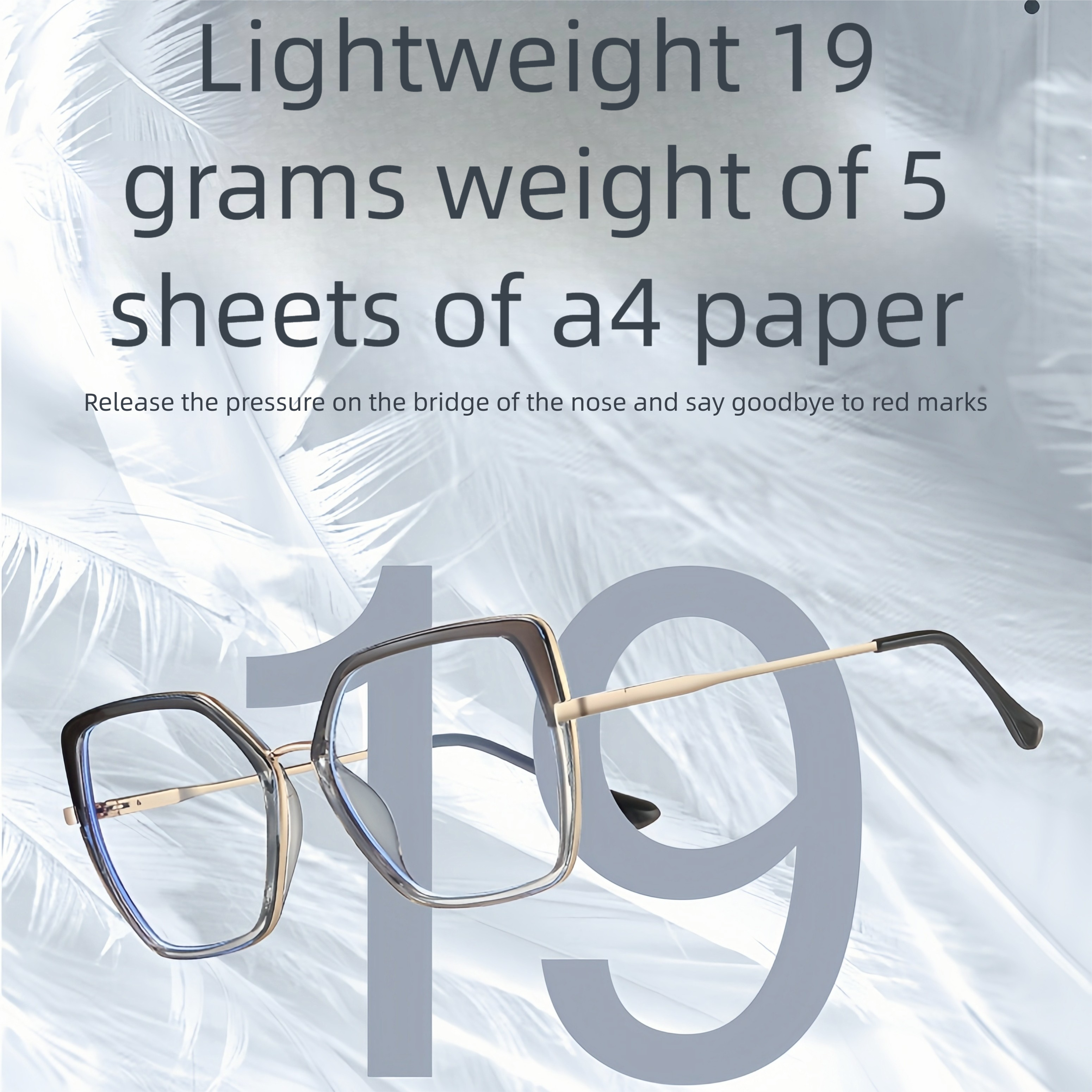 Women's Geometric Metal Optical Frames - Architectural Prescription-Ready